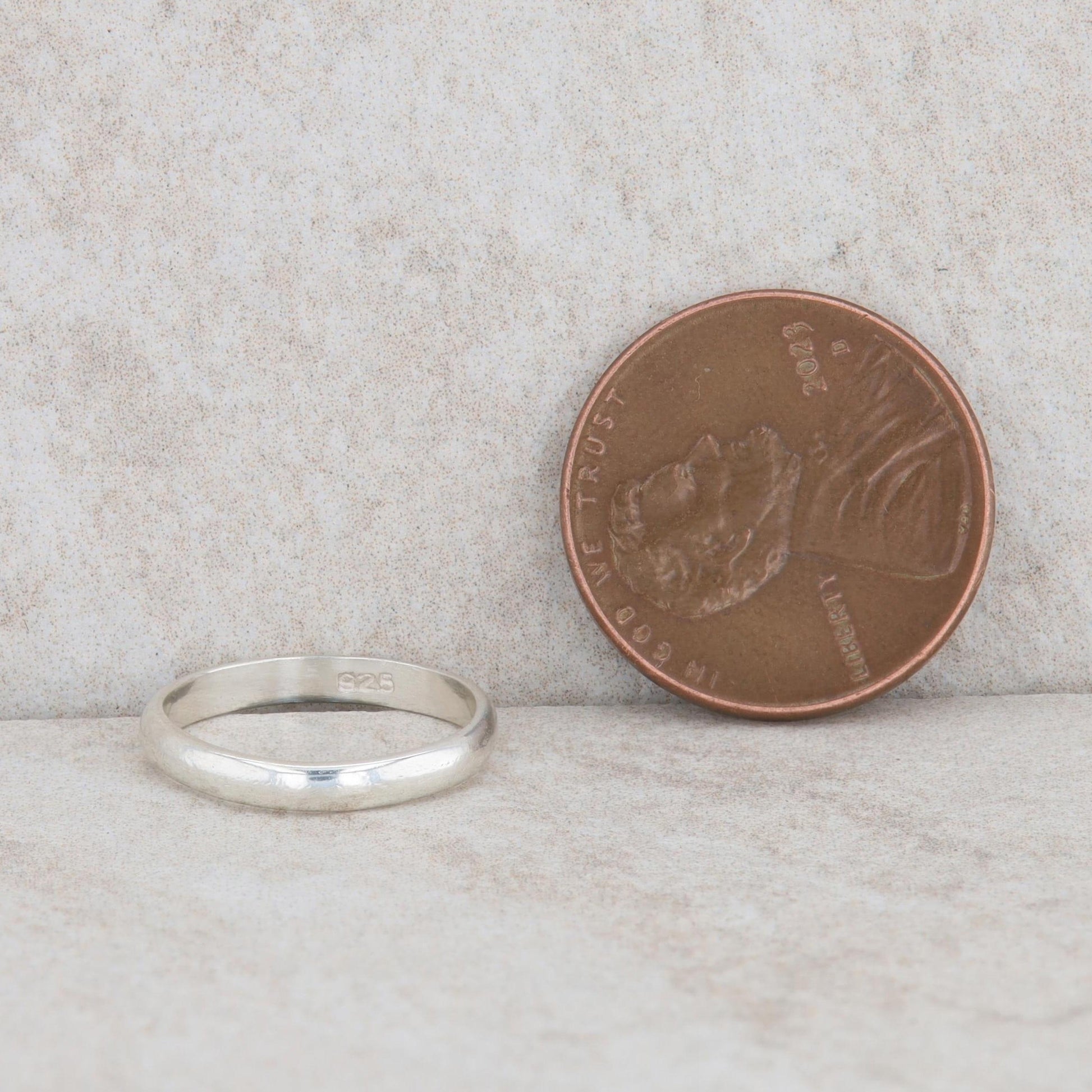 Sterling Silver Polished Pinky/Child's Ring