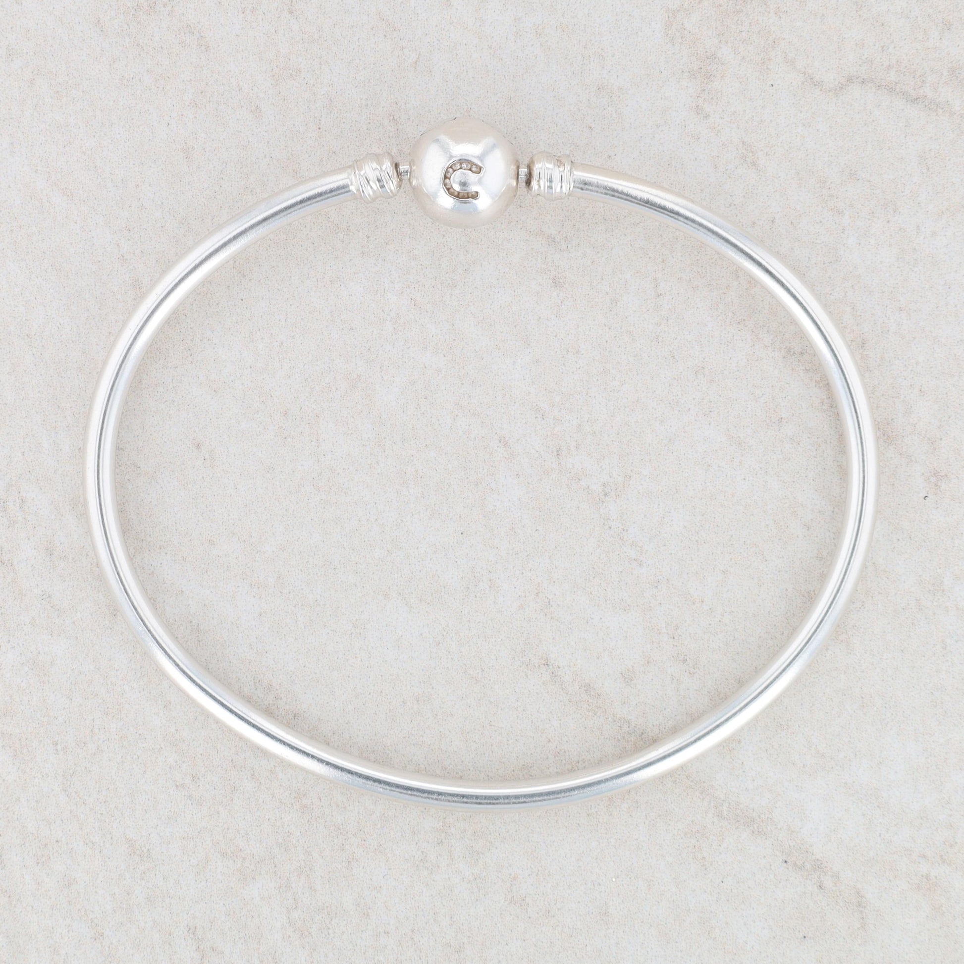 Sterling Silver Chamilia Charm Bangle