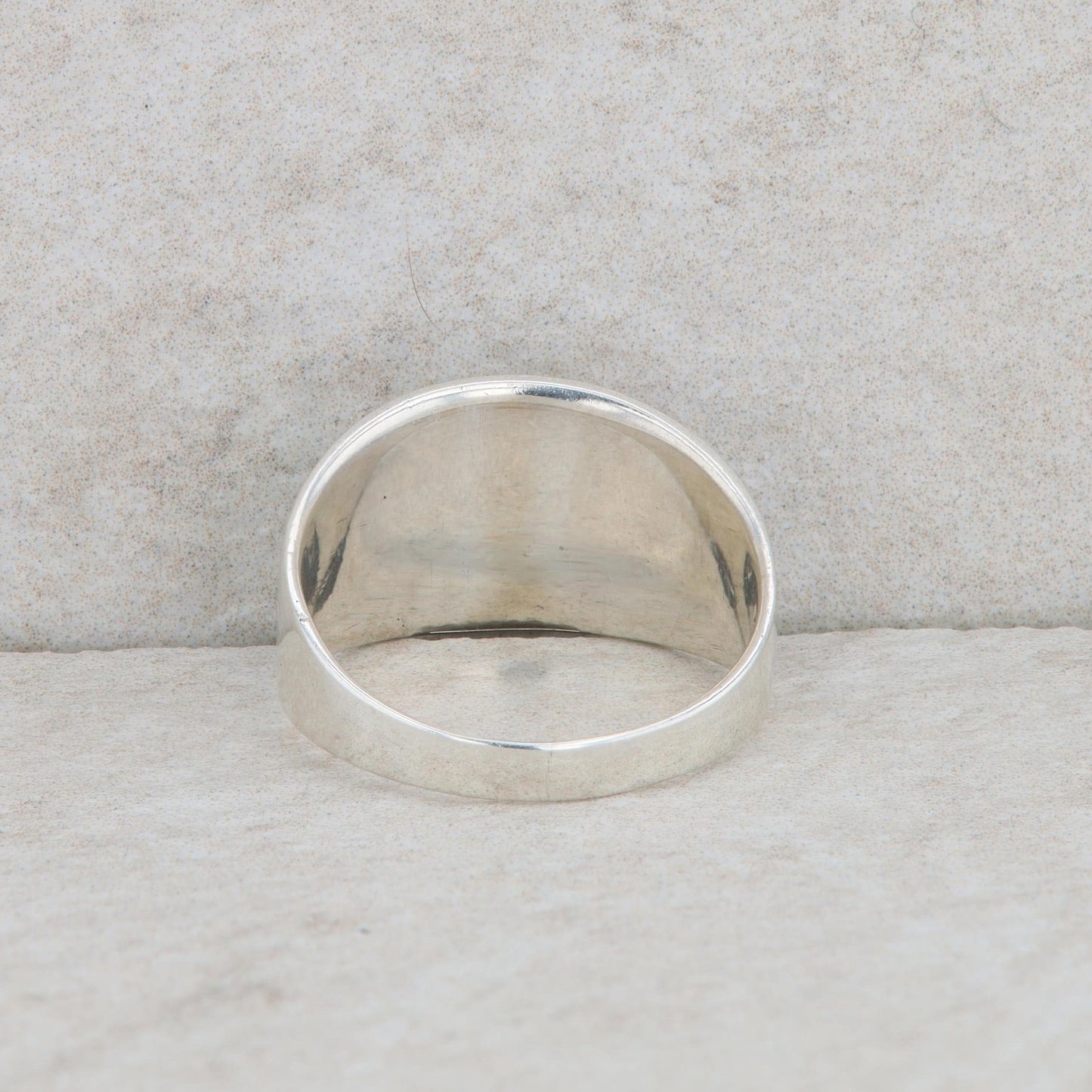 Sterling Silver Abalone Shell Inlay Ring