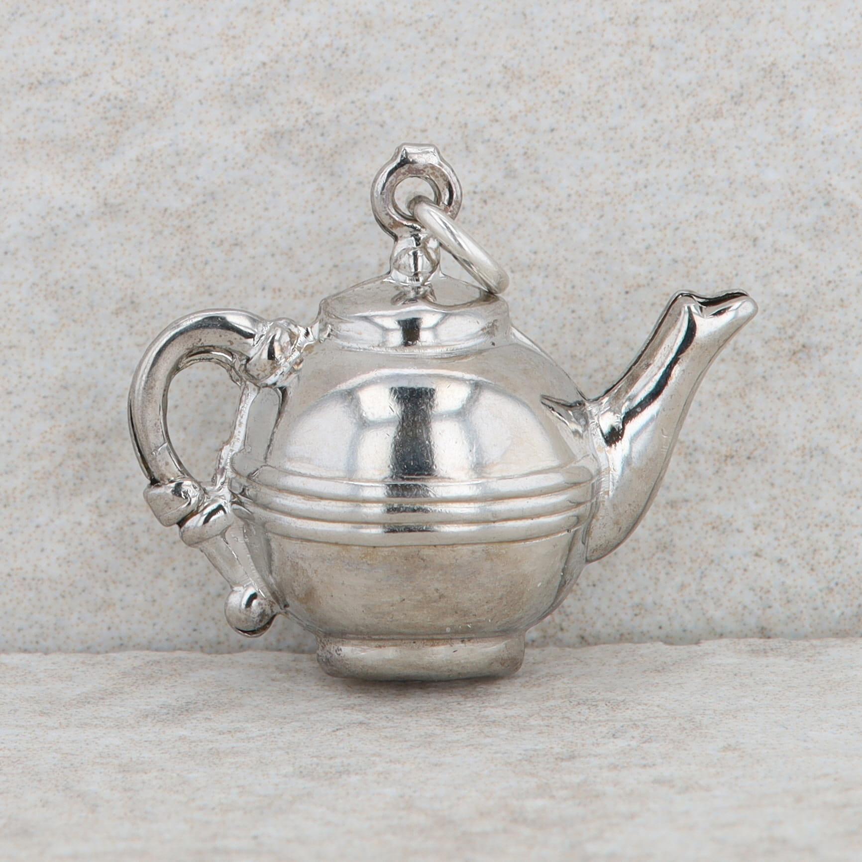 Sterling Silver Teapot Charm 2.20g