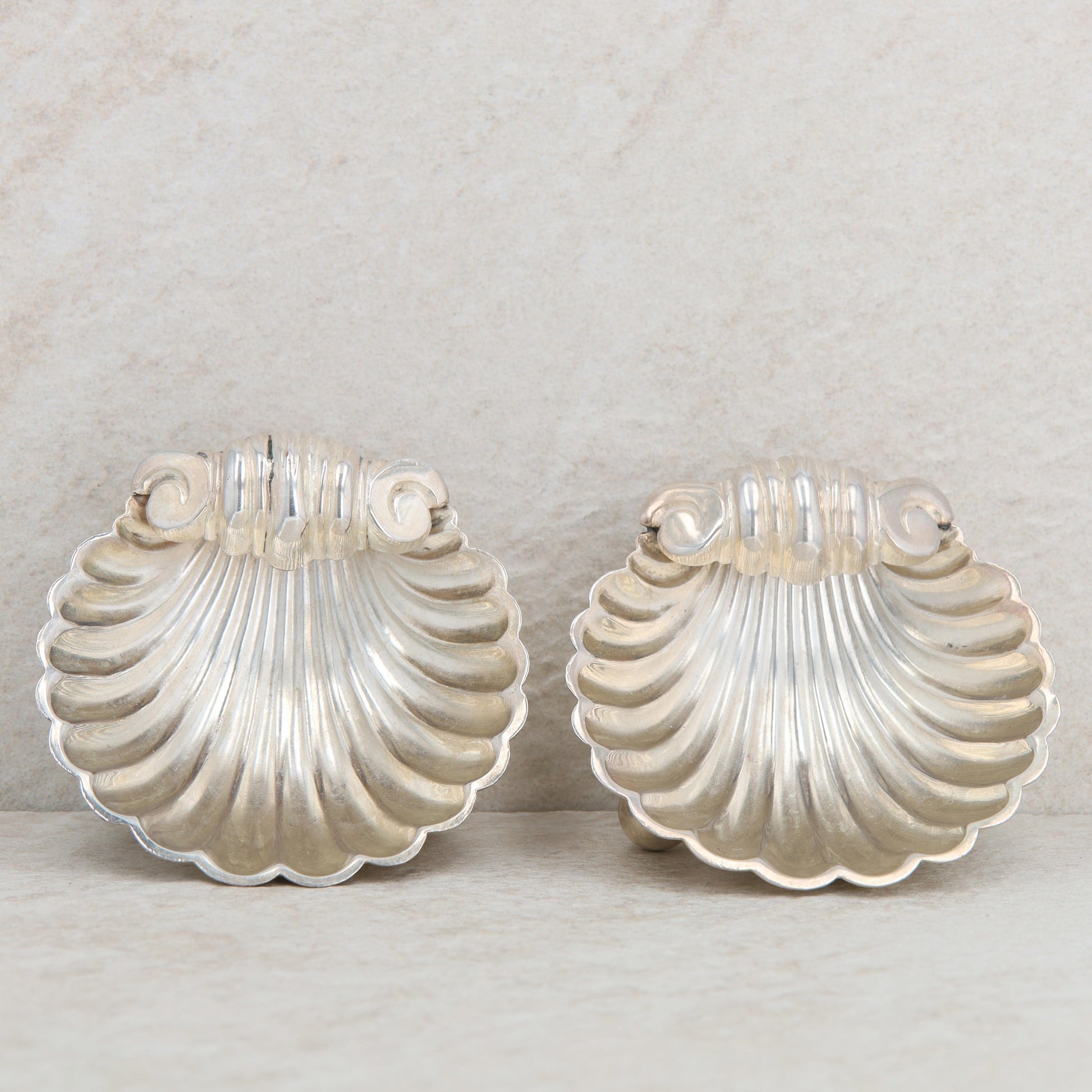 England Silver Shell Trinket/ Jewelry Dishes- Set