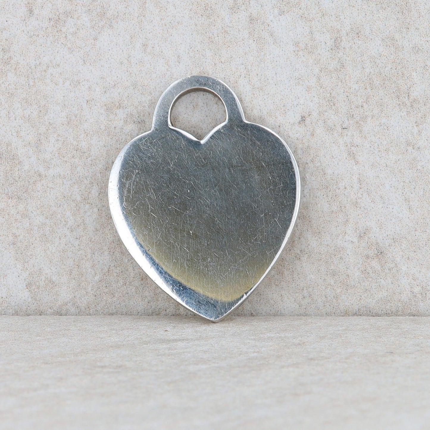 Tiffany & Co Sterling Silver Plain Heart Tag