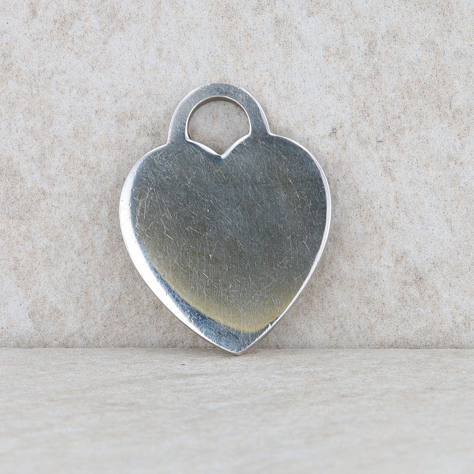 Tiffany & Co Sterling Silver Plain Heart Tag