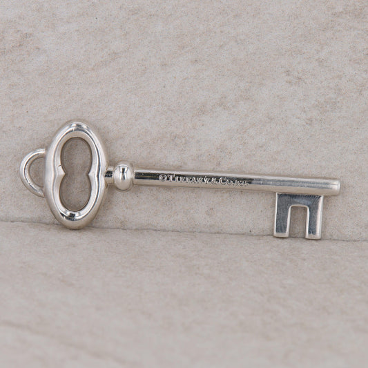 Tiffany & Co Sterling Silver Key Pendant/Charm 8.9g