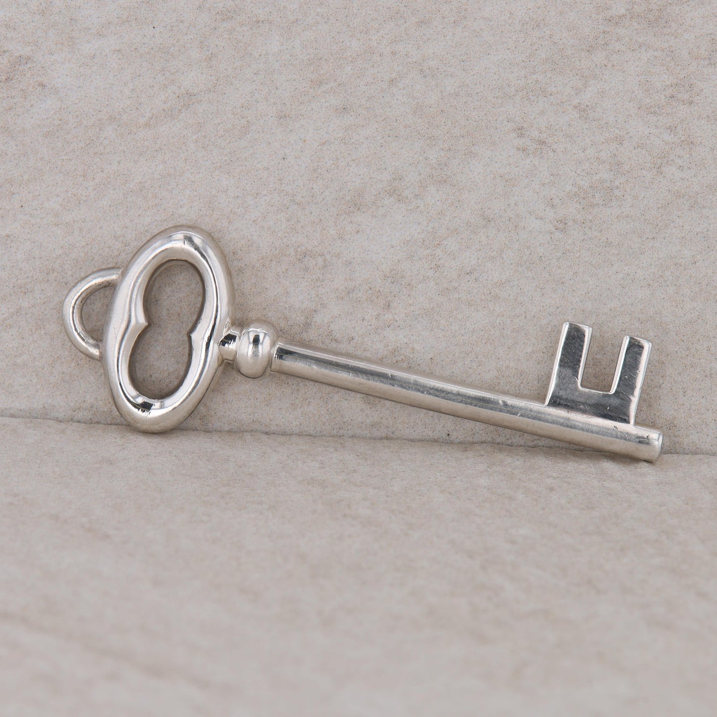 Tiffany & Co Sterling Silver Key Pendant/Charm 8.9g