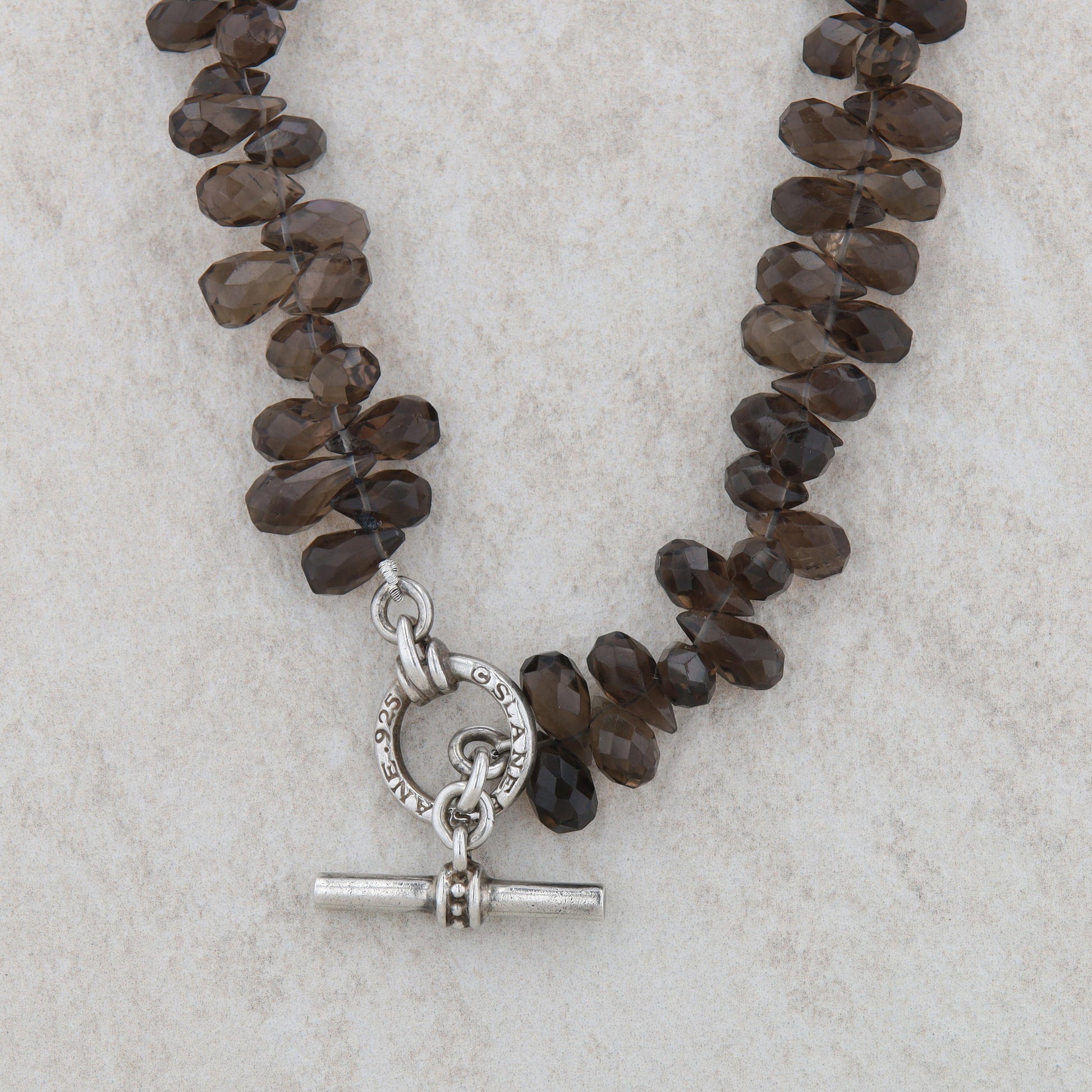 Slane and Slane Smoky Quartz Beaded Necklace