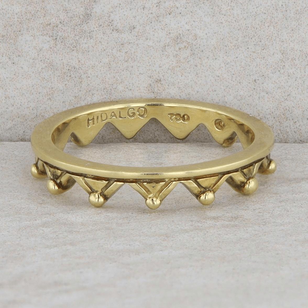 18k Yellow Gold Hidalgo Crown Band 3.5g