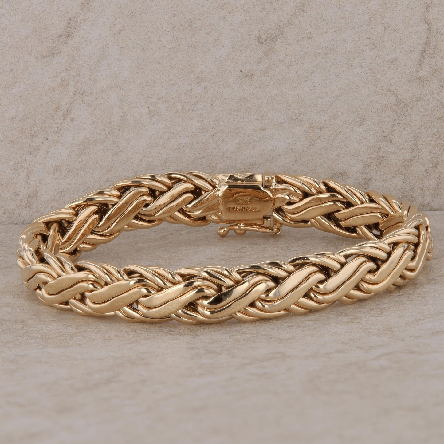 Tiffany & Co. 14k Yellow Gold Byzantine Style Bracelet