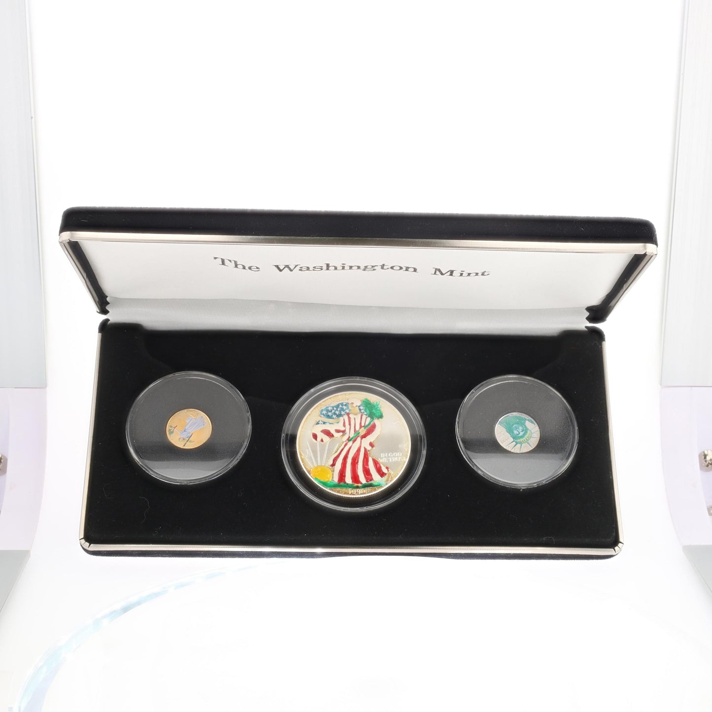 Washington Mint Silver, Gold & Platinum Eagle Coin Set