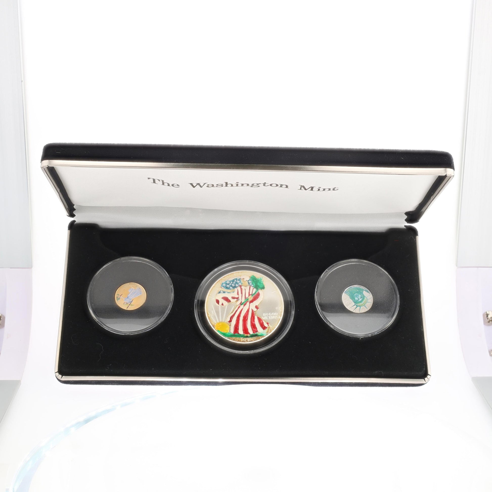 Washington Mint Silver, Gold & Platinum Eagle Coin Set