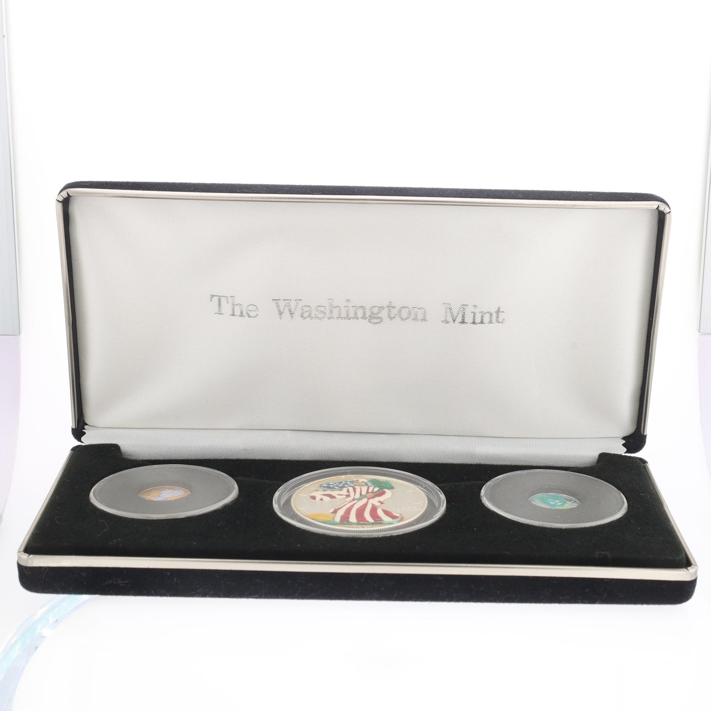 Washington Mint Silver, Gold & Platinum Eagle Coin Set