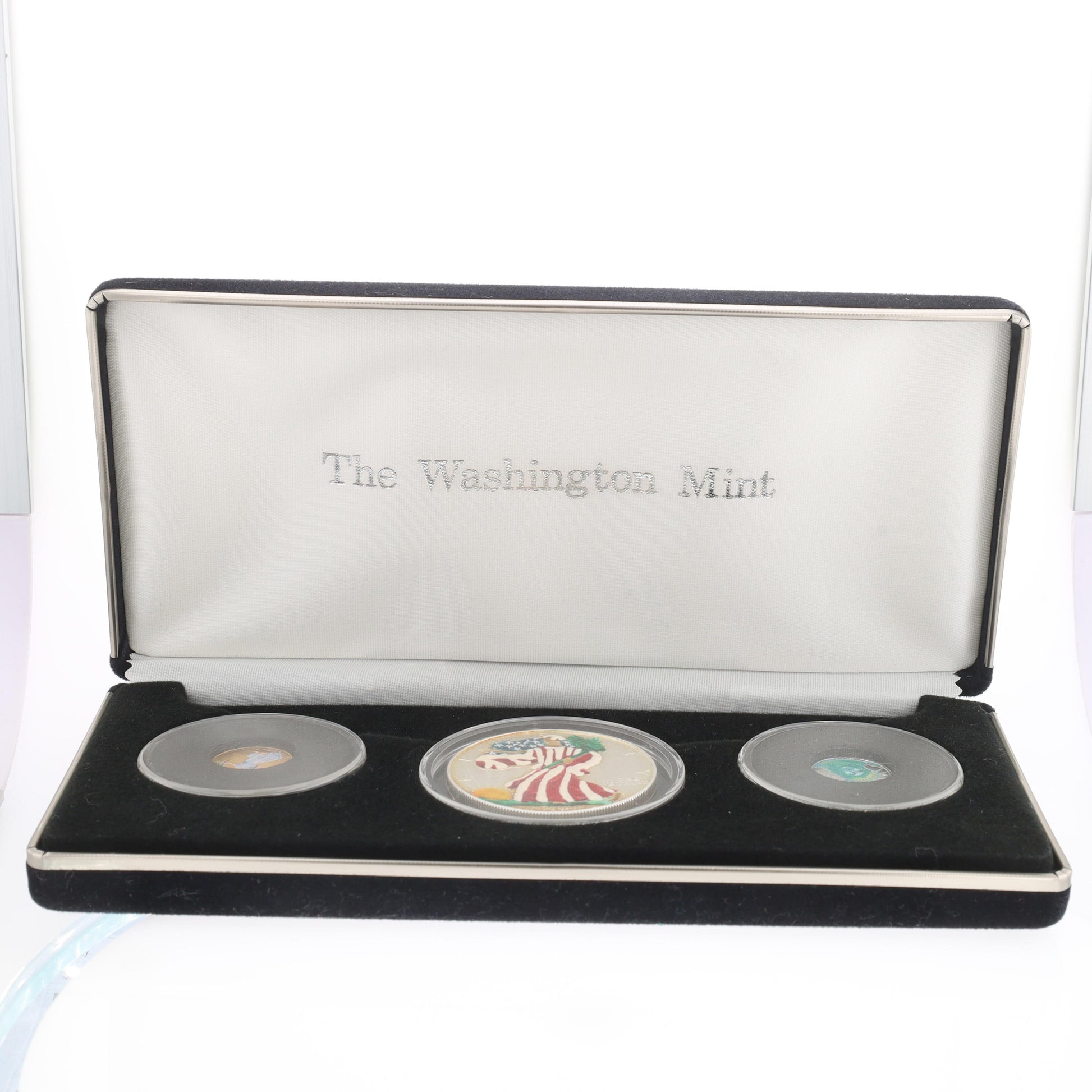 Washington Mint Silver, Gold & Platinum Eagle Coin Set
