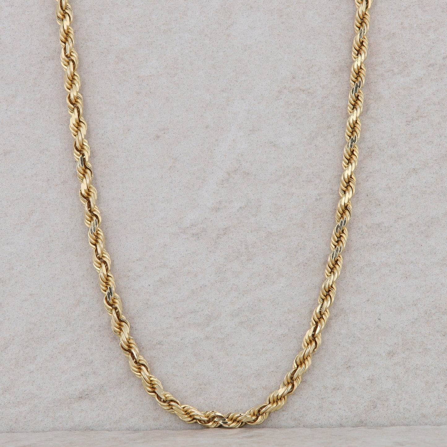 14k Yellow Gold Rope Chain 20" 15.57g