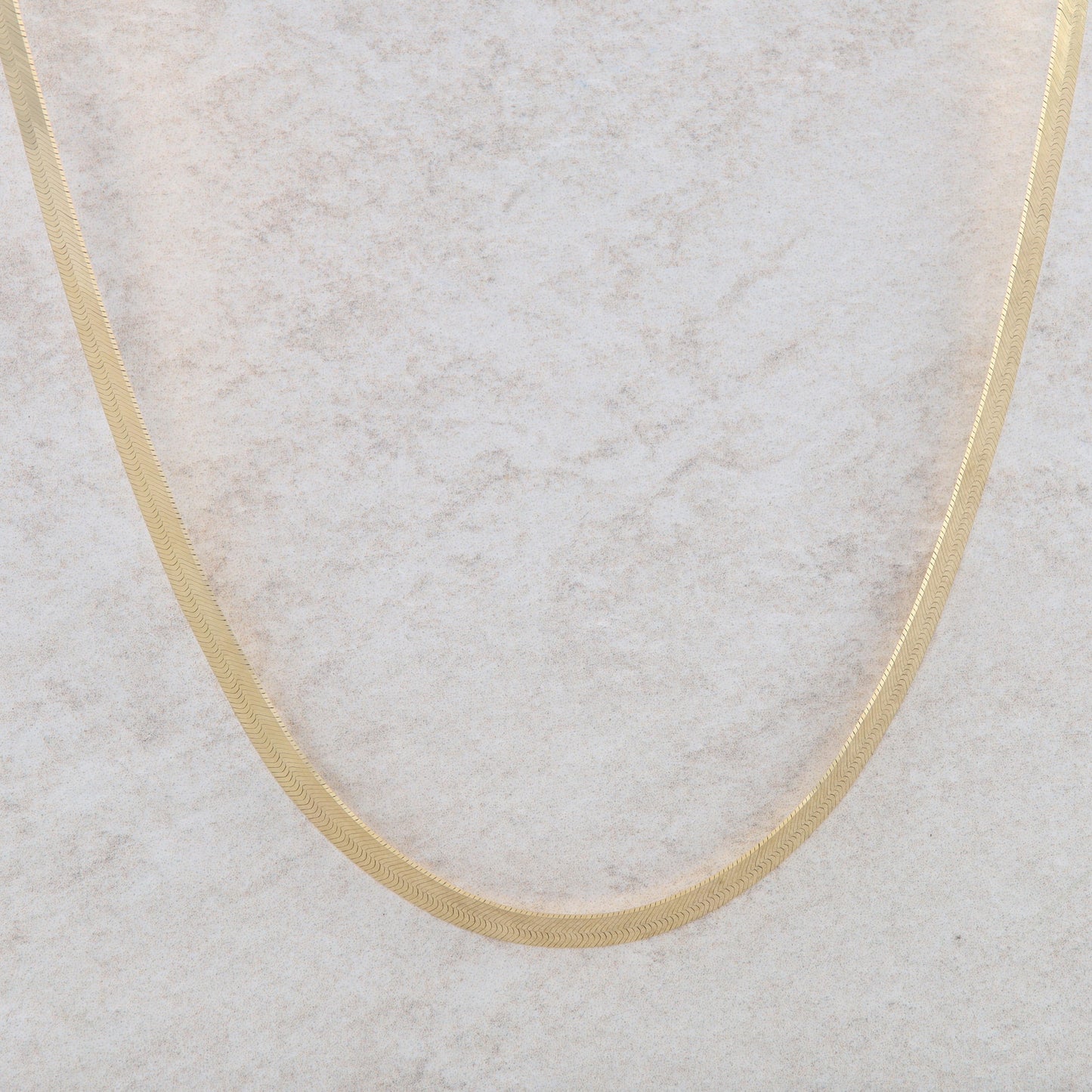 14k Yellow Gold Herringbone Chain 13.40g