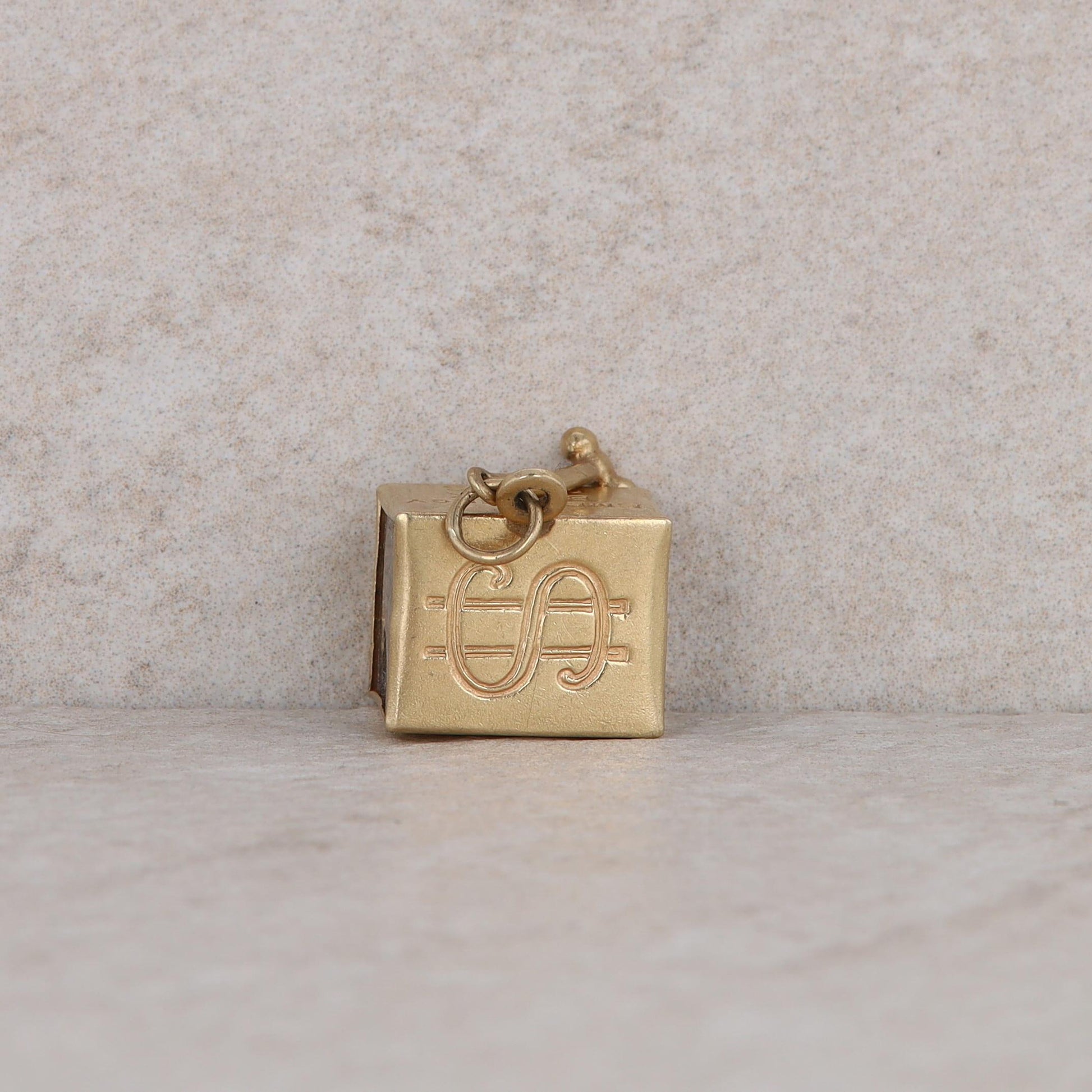 14k Yellow Gold Mad Money Emergency Cash Charm/Pendant