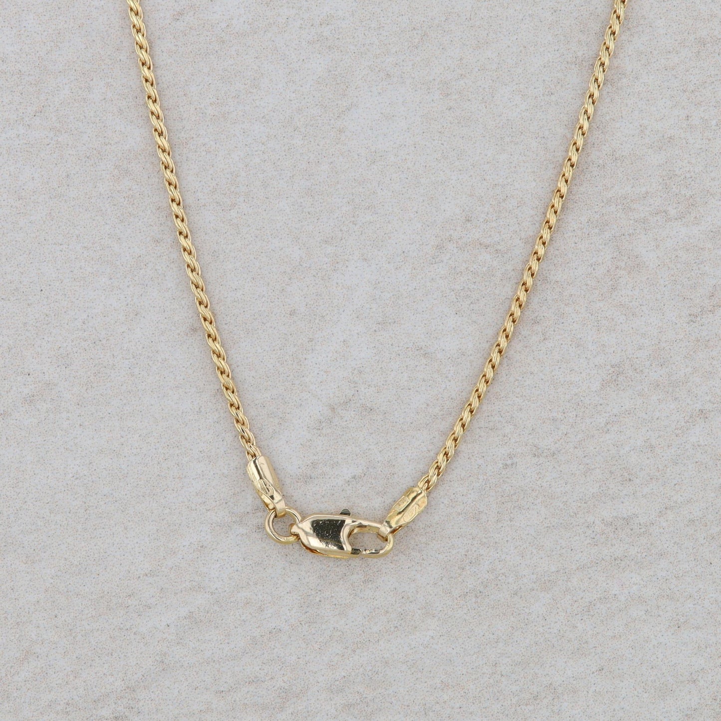 14k Yellow Gold Textured Cross Necklace 6.6g