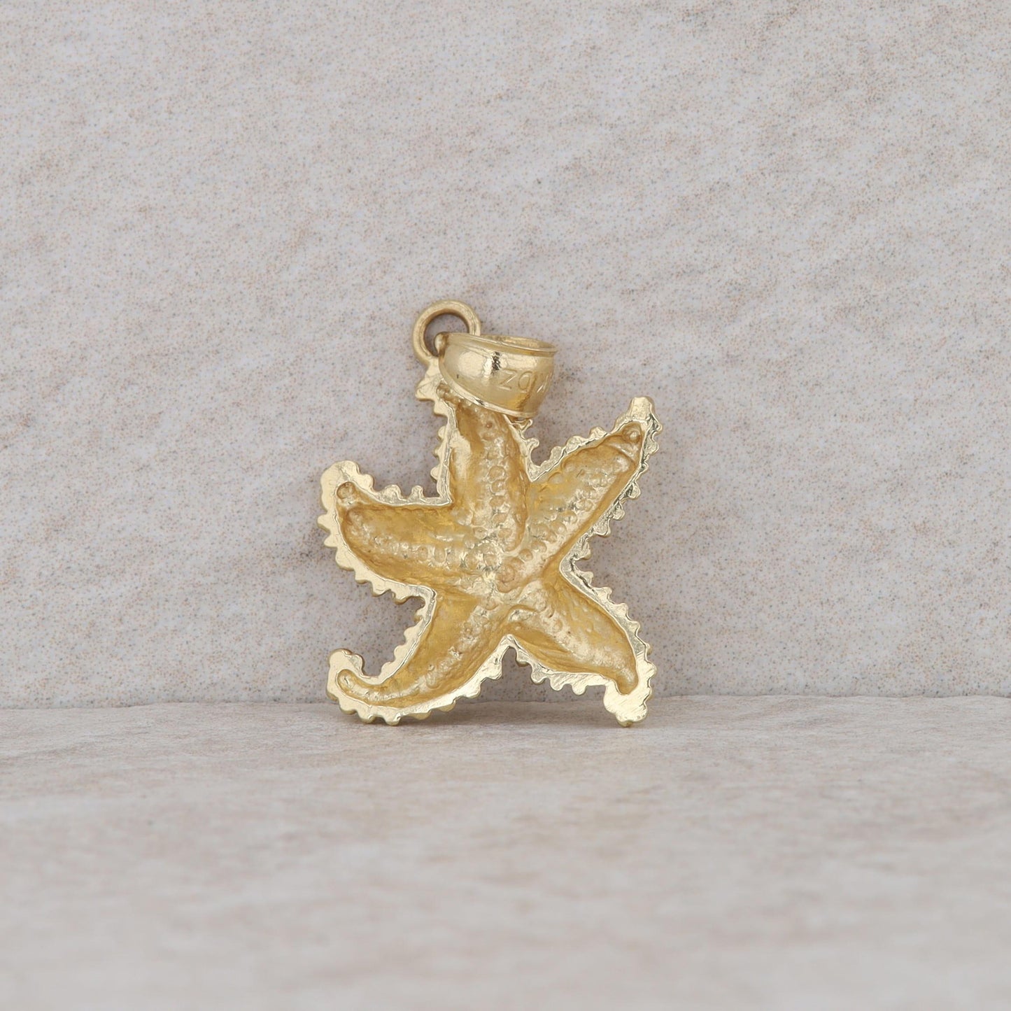 14k Yellow Gold Starfish Pendant 2.42g