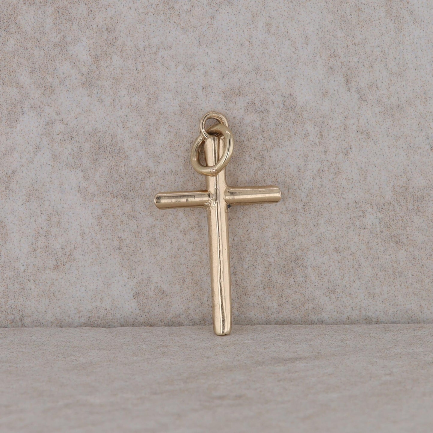 14k Yellow Gold Cross Pendant 1.21g