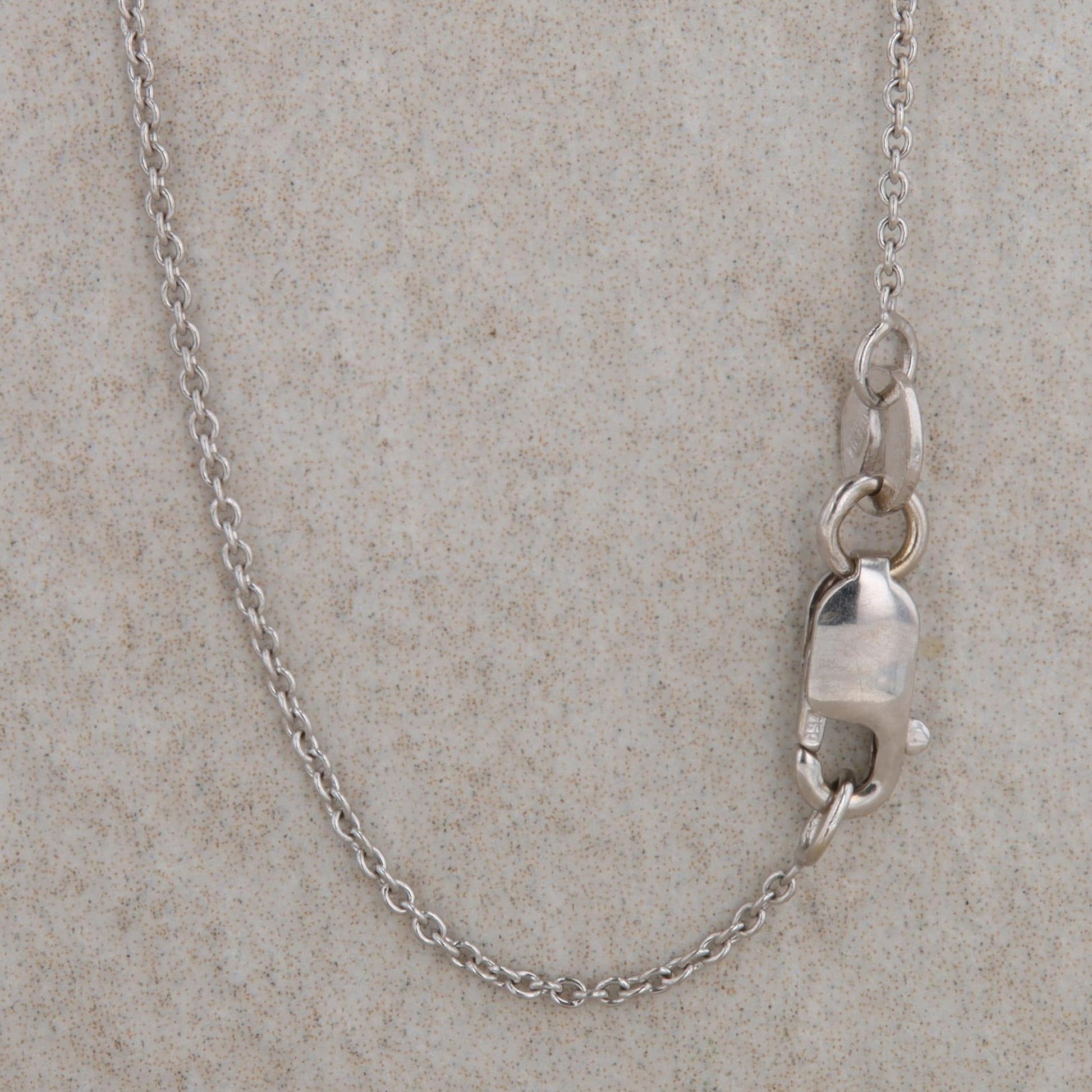 18k White Gold 0.26 Carat Diamond Open Circle Necklace, Roberto Coin.