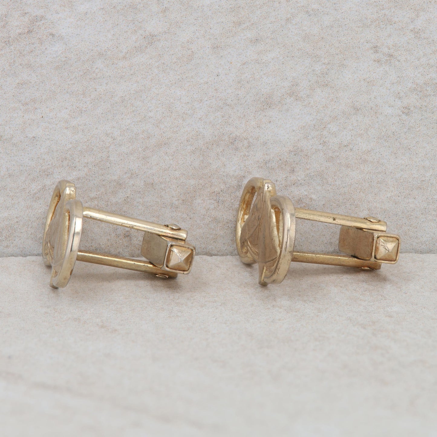 Gold Plated Horse Infinity Cufflinks