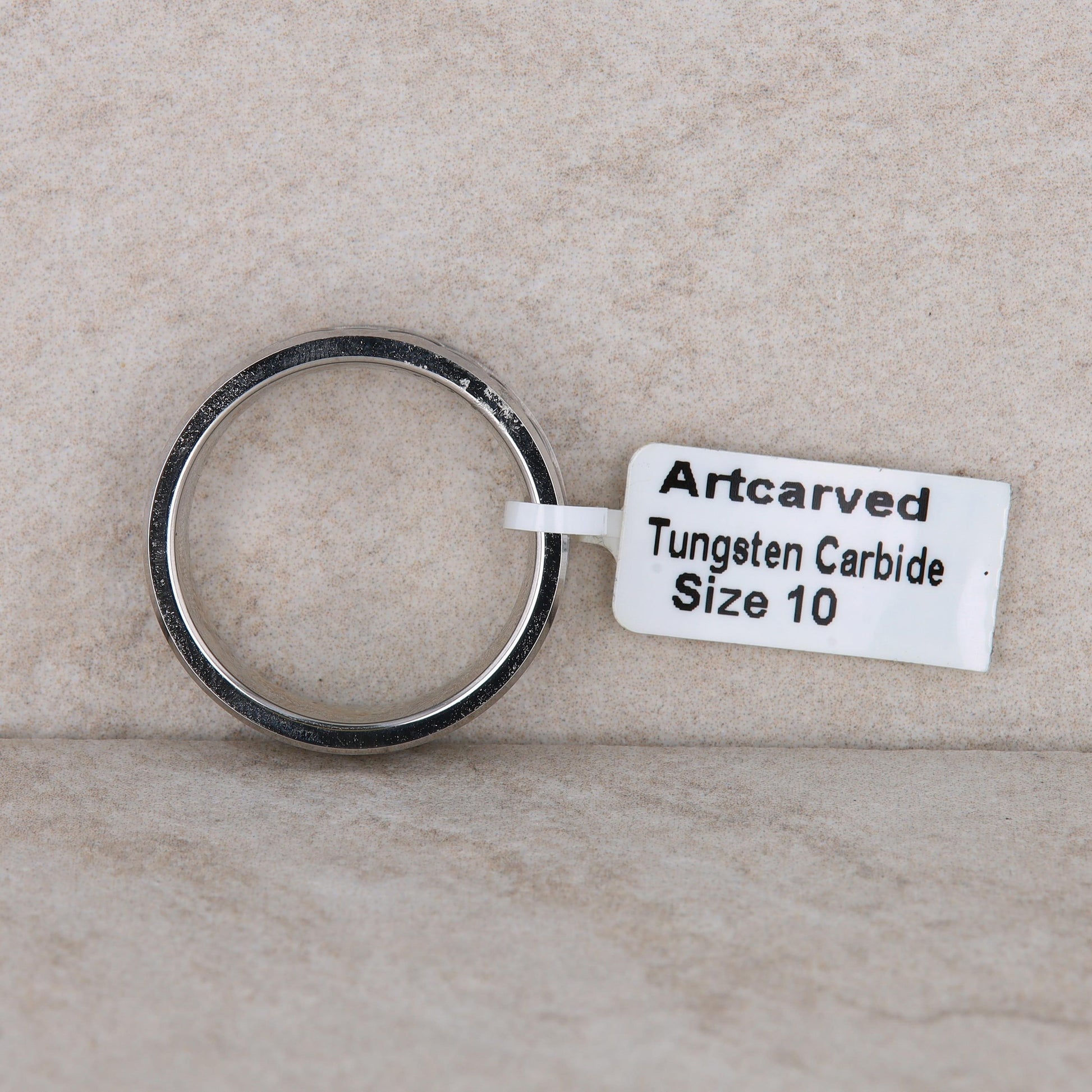 Men's Carbide Tungsten Art Carved 9mm Band