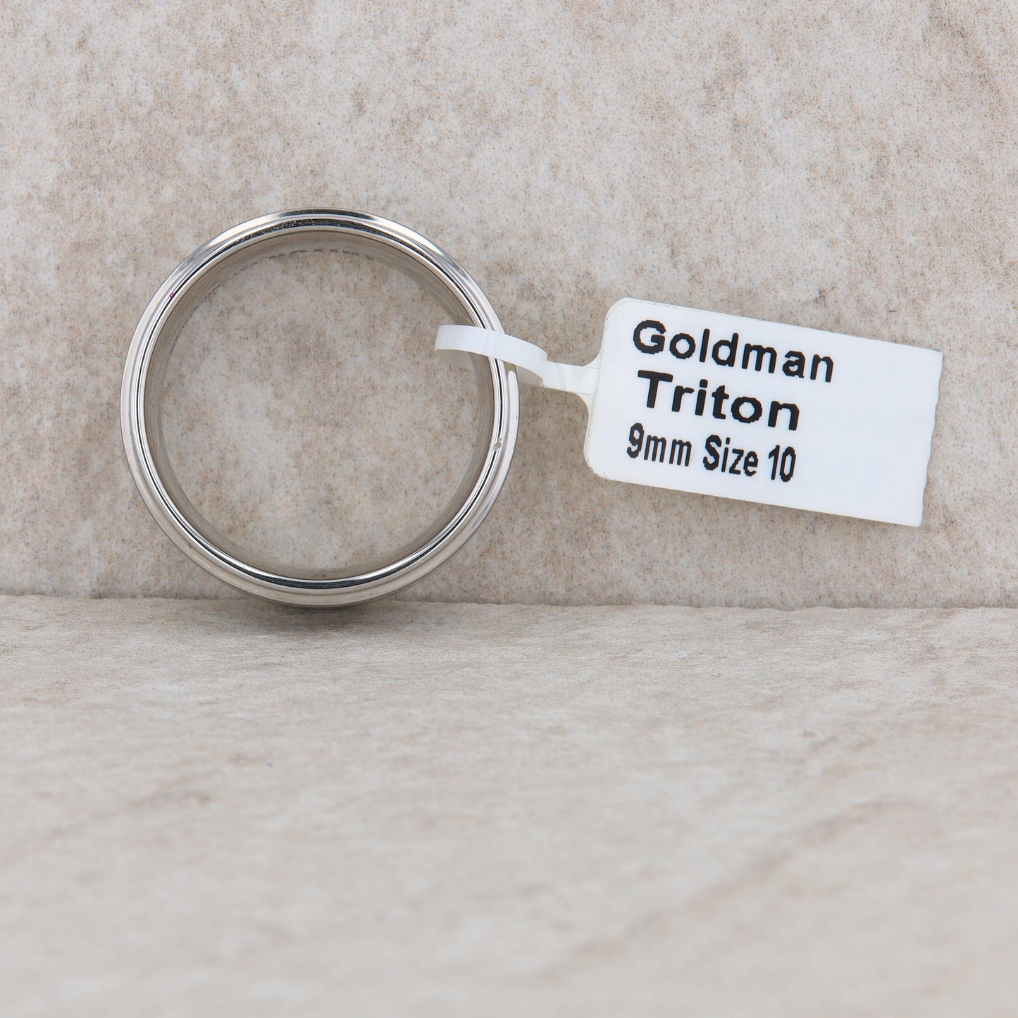 Men's Frederick Goldman Tungsten Carbide 'Triton' Wedding Band