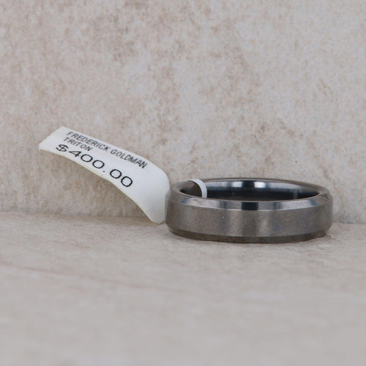 Men's Frederick Goldman Tungsten Carbide 'Triton' Wedding Band