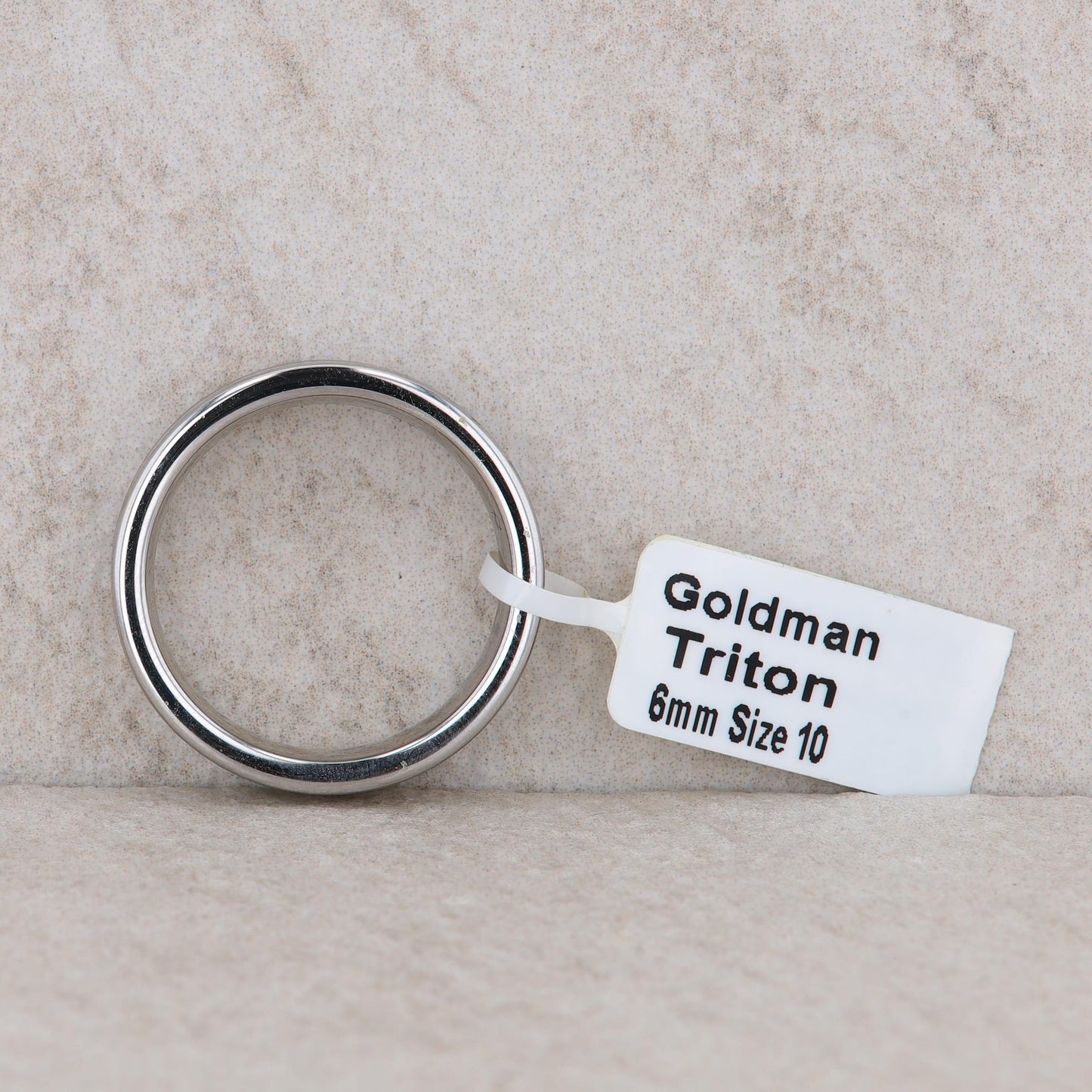 Men's Frederick Goldman Tungsten Carbide 'Triton' Wedding Band