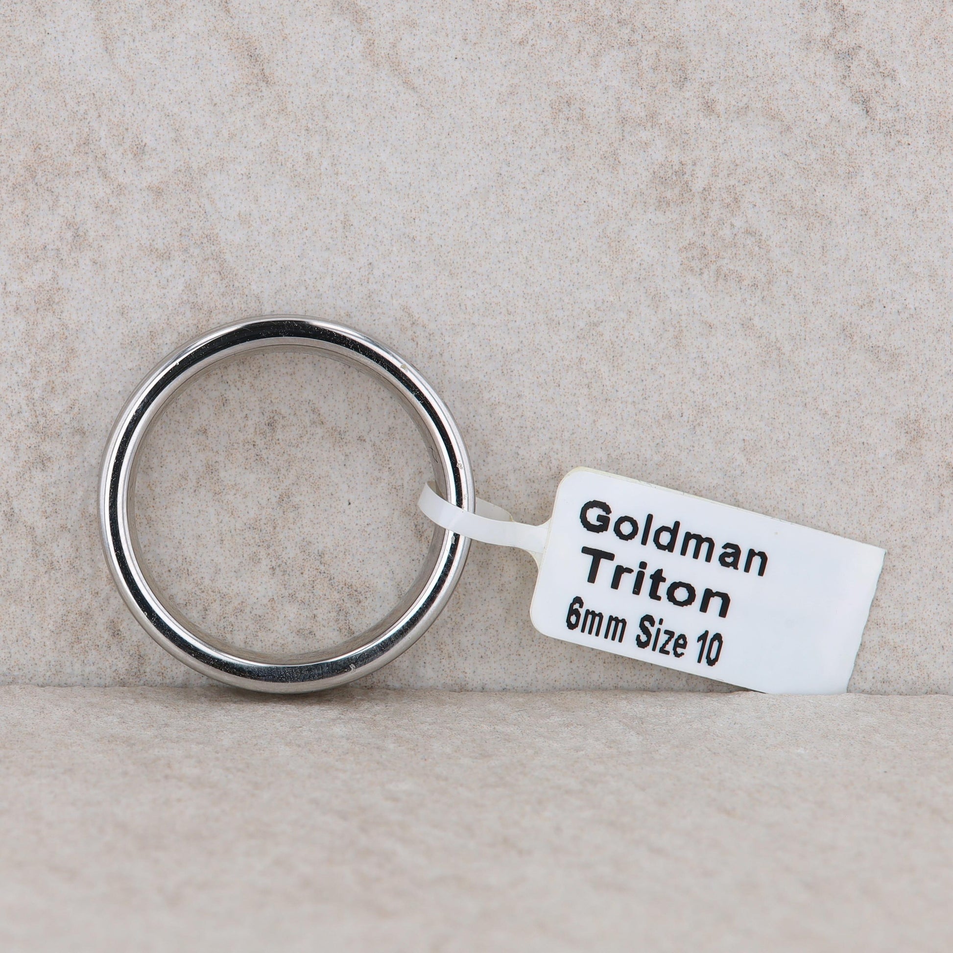 Men's Frederick Goldman Tungsten Carbide 'Triton' Wedding Band
