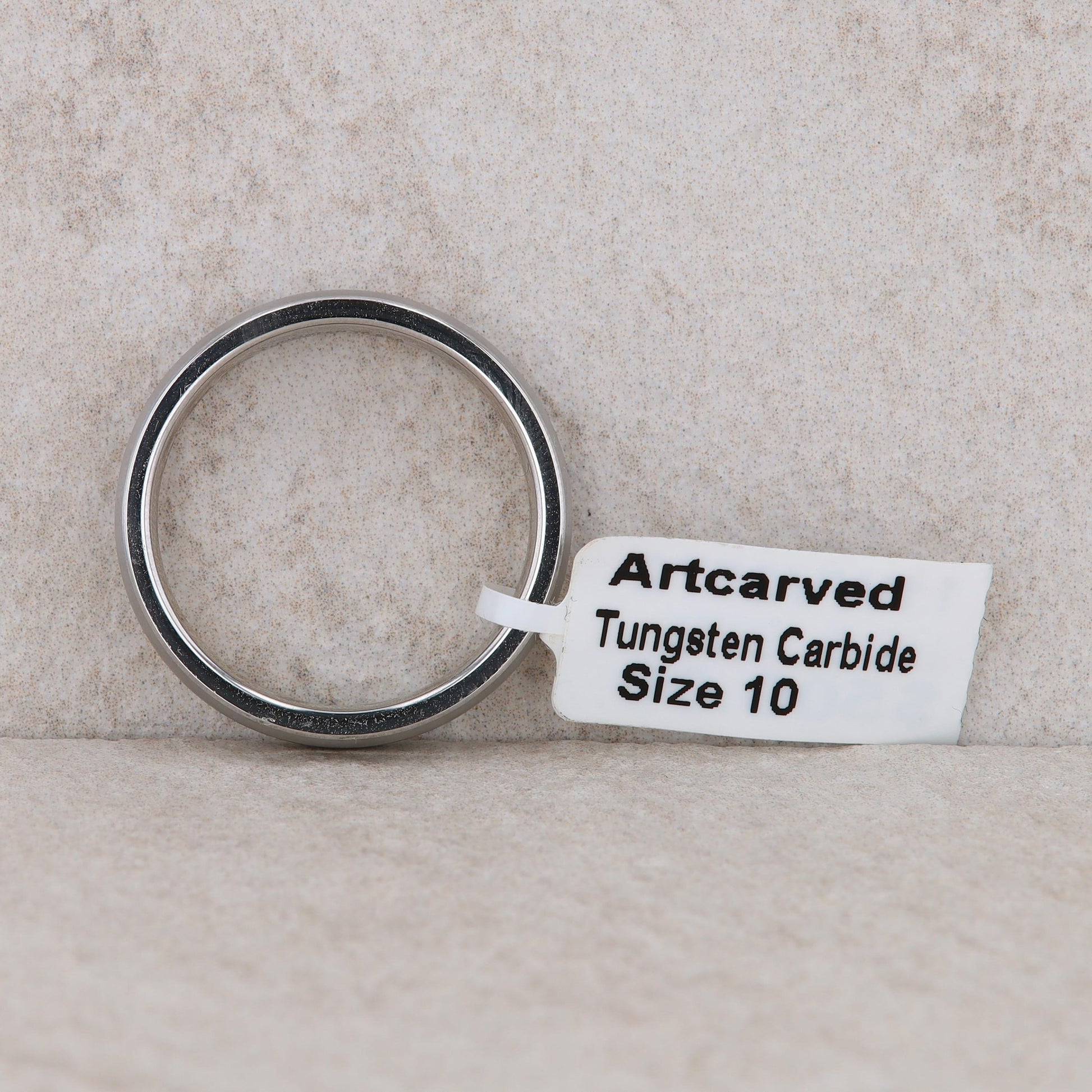 Men's Art Carved Tungsten Carbide Wedding Band