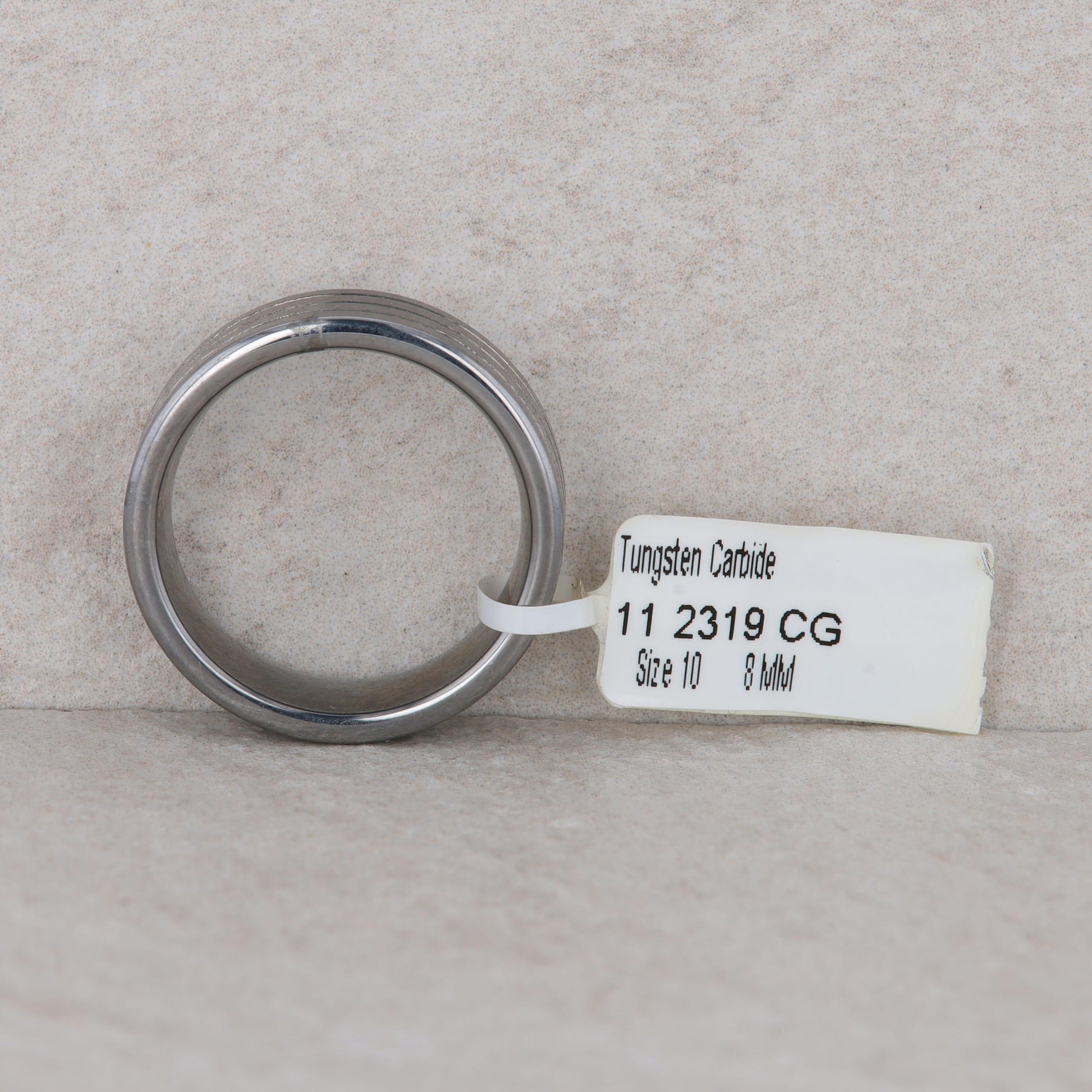 Men's Frederick Goldman Tungsten Carbide 'Triton' Wedding Band