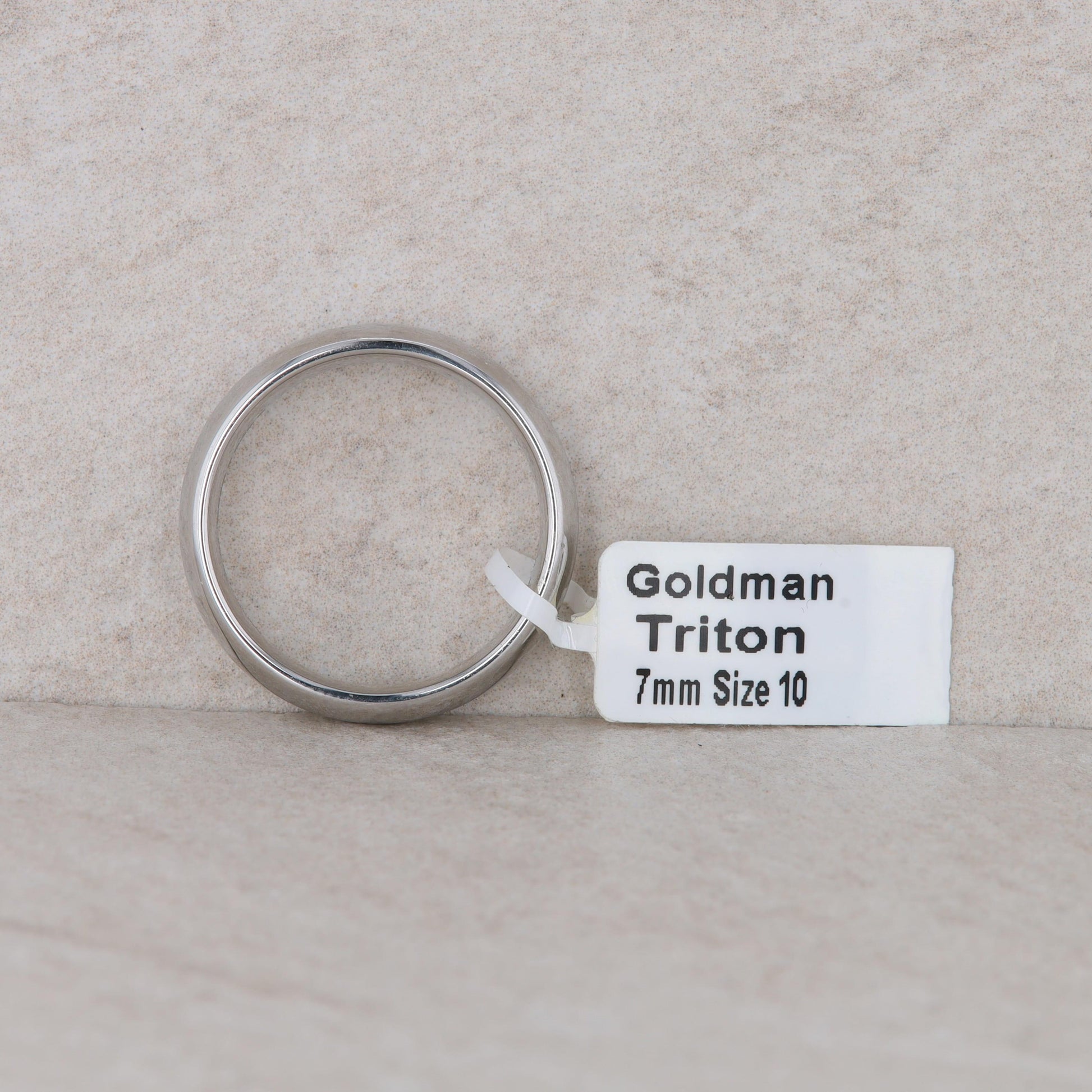 Men's Frederick Goldman Tungsten Carbide 'Triton' Wedding Band