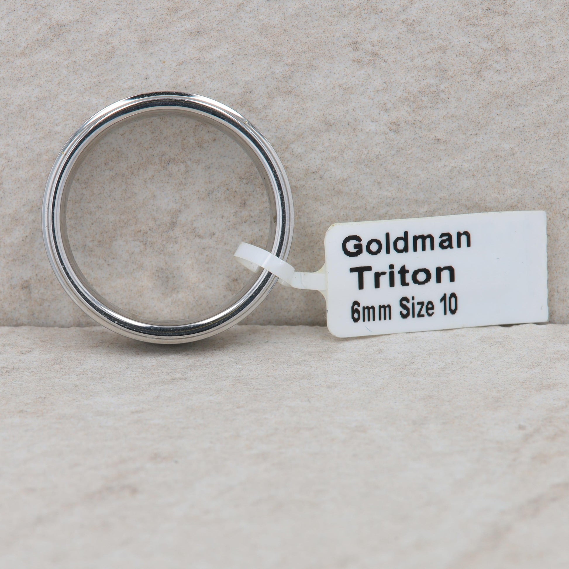 Men's Frederick Goldman Tungsten Carbide 'Triton' Wedding Band