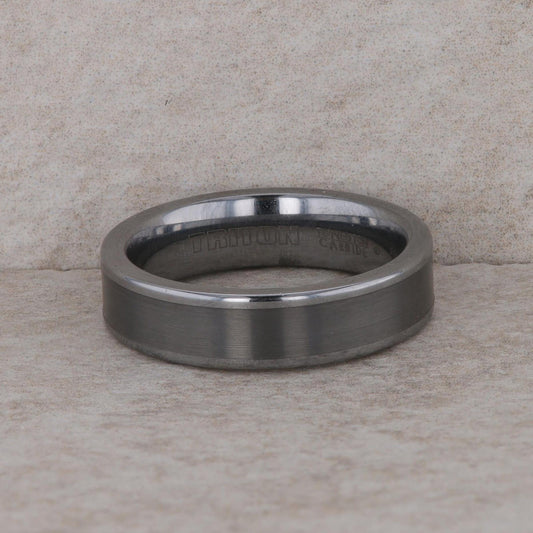 Men's Frederick Goldman Tungsten Carbide 'Triton' Wedding Band