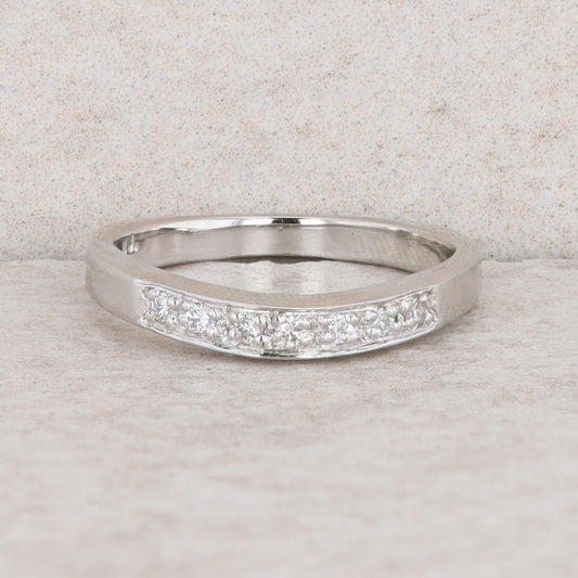 Platinum Diamond Wedding Band