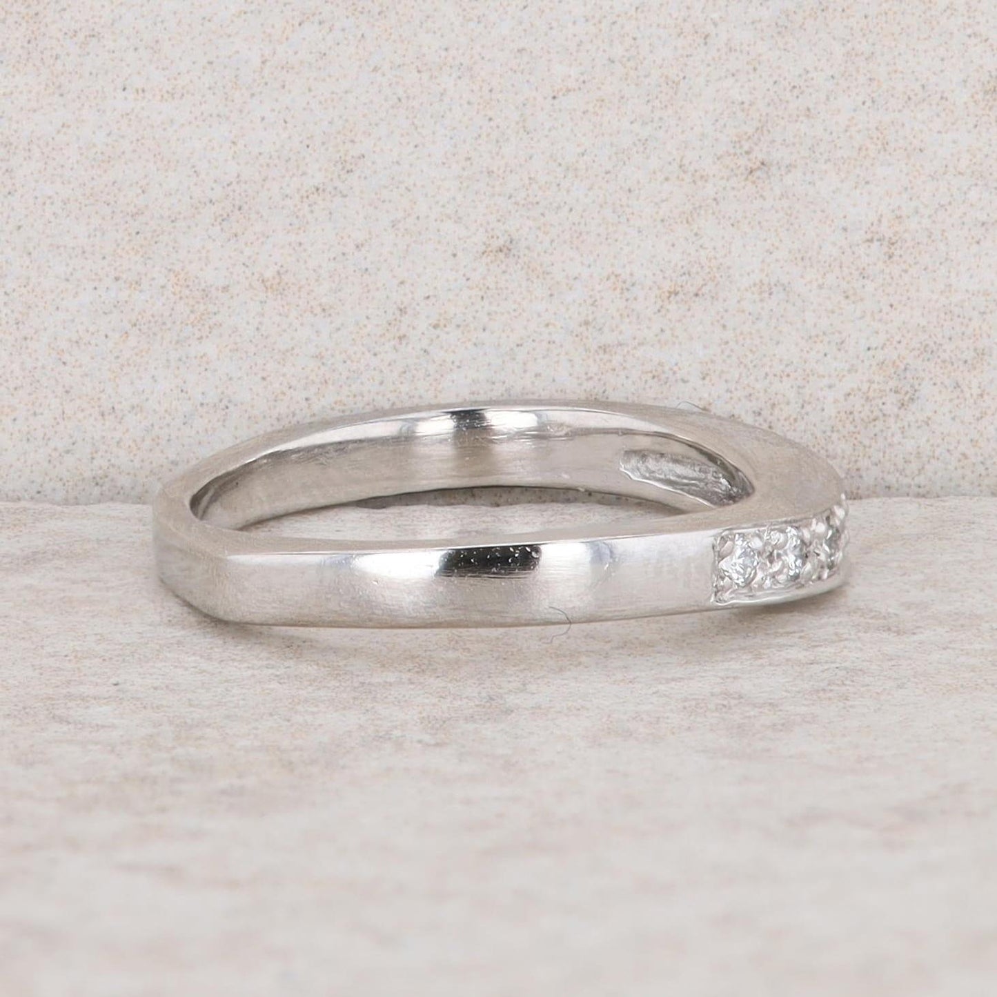 Platinum Diamond Wedding Band