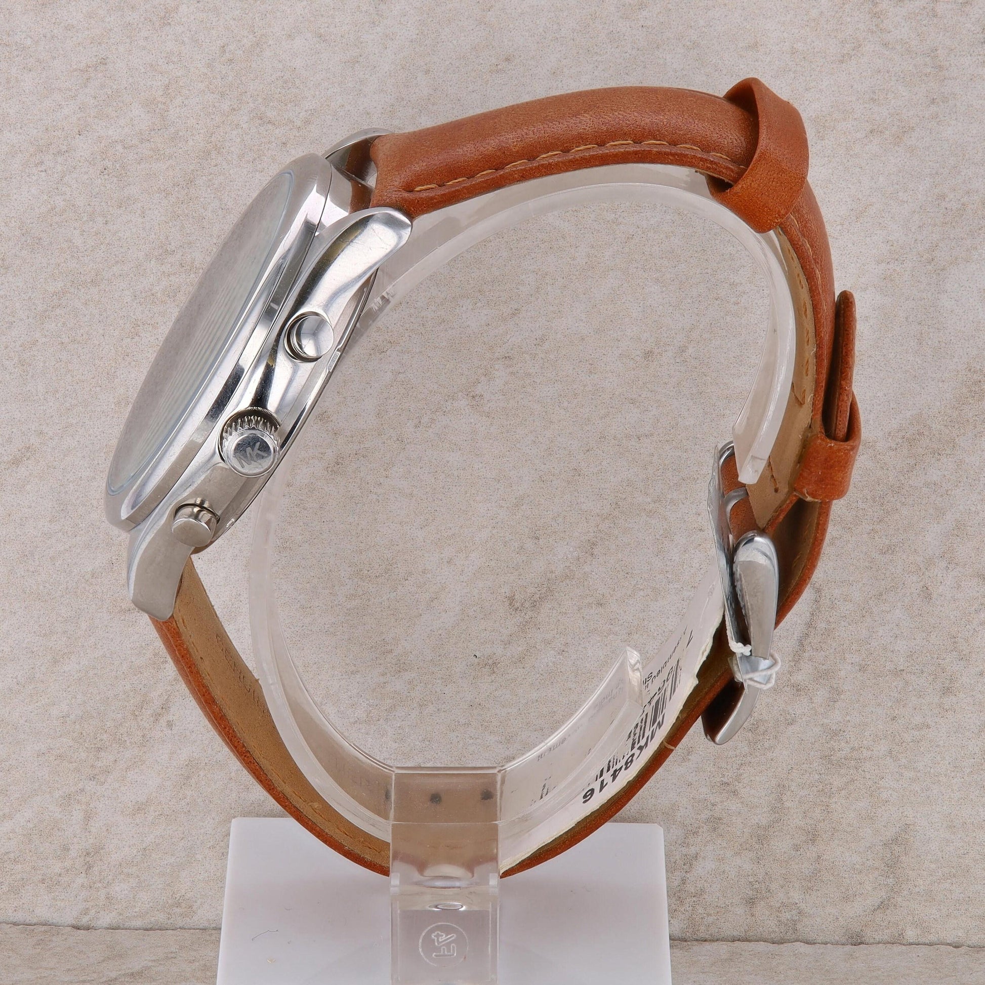 Michael Kors &#39;Aiden&#39; Men&#39;s Stainless and Leather Watch #MK8416