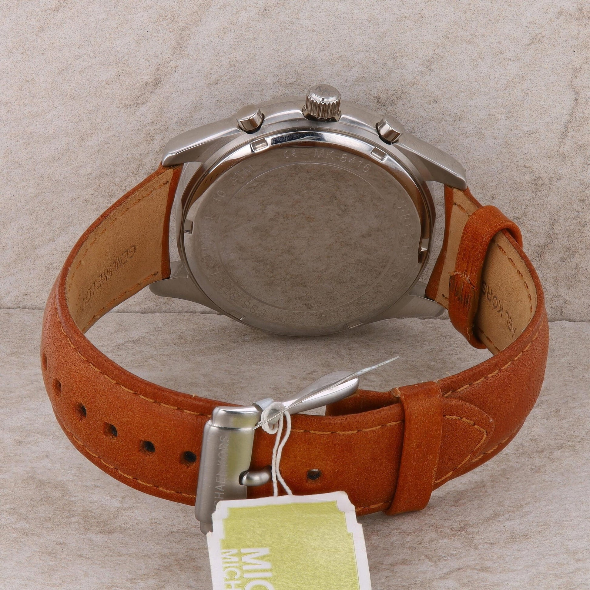 Michael Kors &#39;Aiden&#39; Men&#39;s Stainless and Leather Watch #MK8416