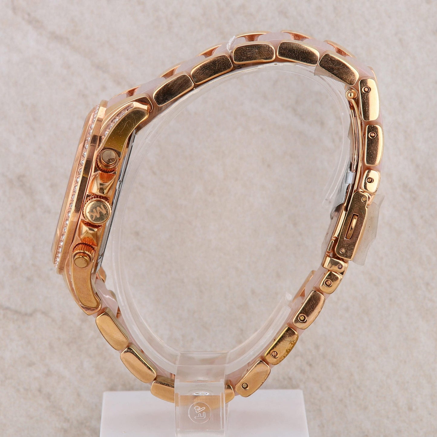 Michael Kors &#39;Blair&#39; Rose Tone Acetate Ladies Watch #MK5943