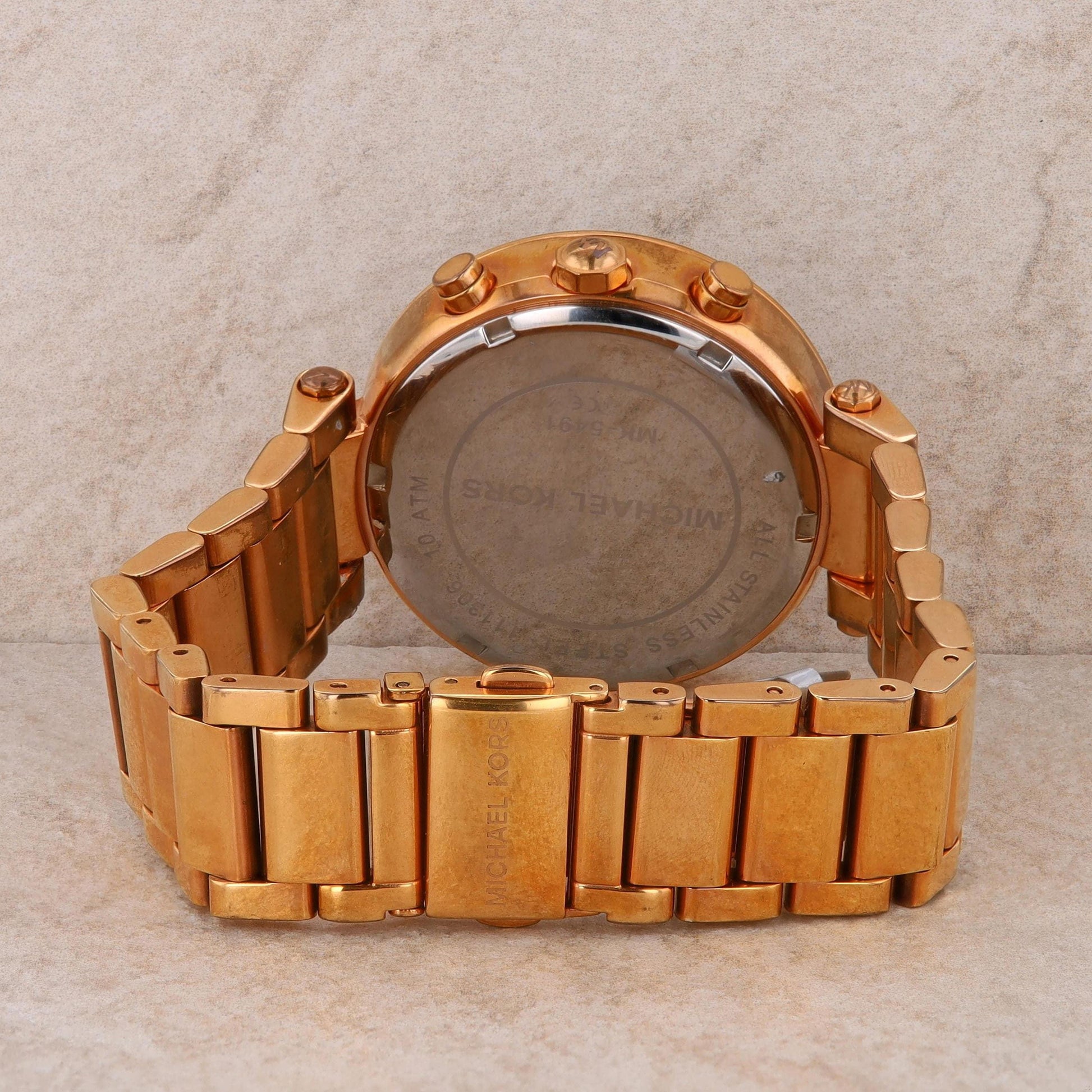 Michael Kors &#39;Parker&#39; Rose Tone Ladies Watch #MK5491