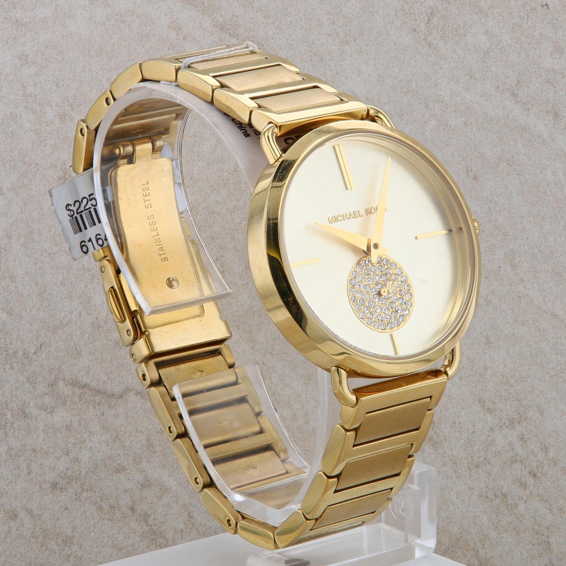 Michael Kors "Portia"; Yellow-Tone Ladies Watch #MK3639