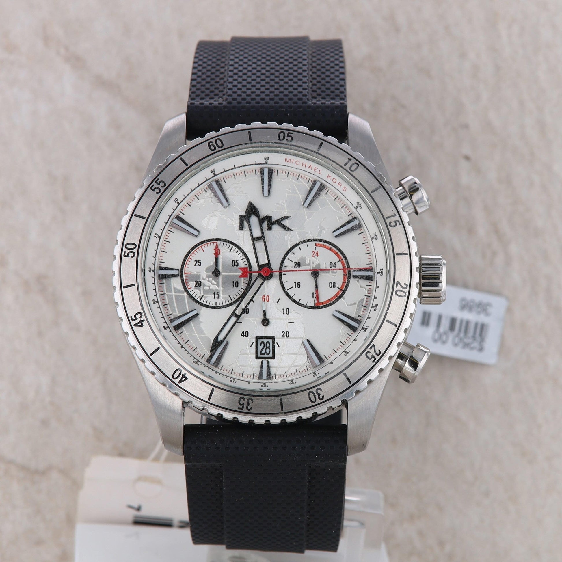 Michael Kors 'Richardson' Men's Stainless and Silicone Watch #MK8353