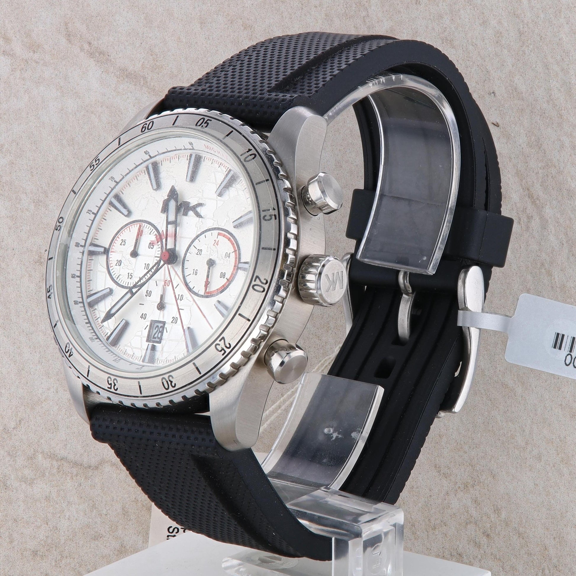 Michael Kors 'Richardson' Men's Stainless and Silicone Watch #MK8353