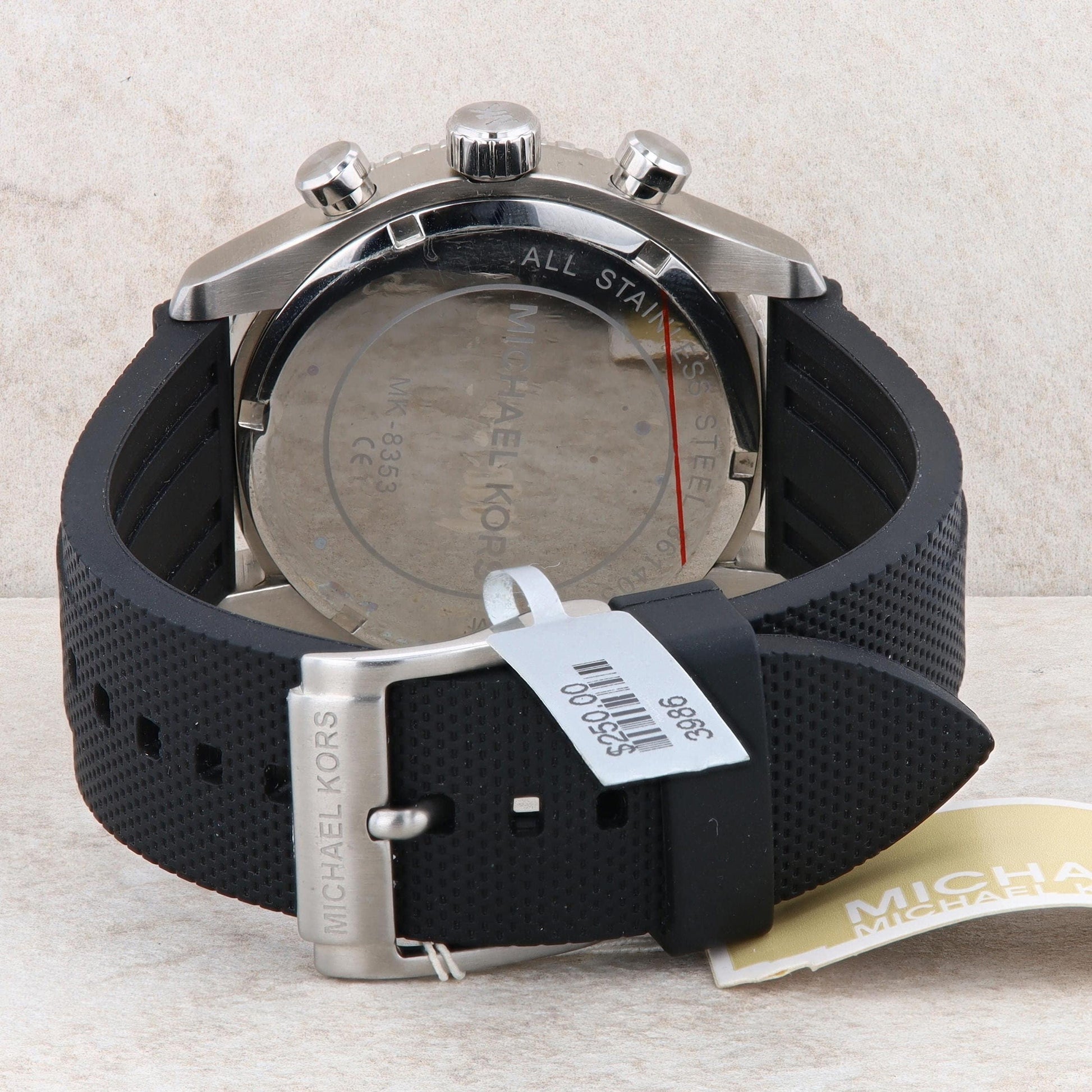 Michael Kors 'Richardson' Men's Stainless and Silicone Watch #MK8353