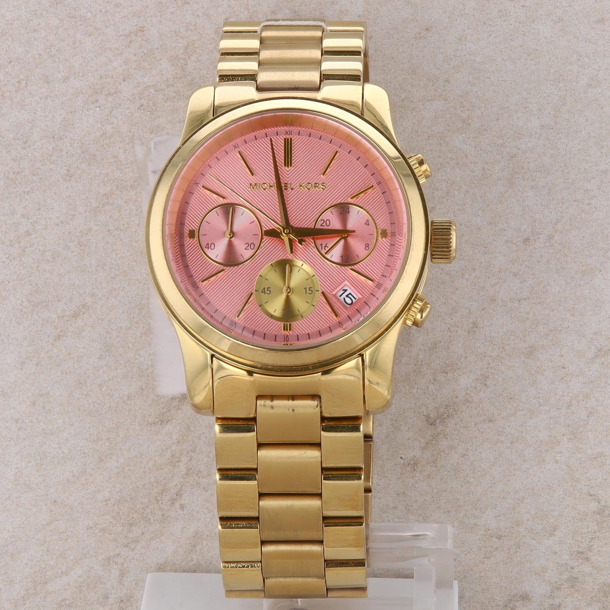 Michael Kors &#39;Runway&#39; Gold-Tone Ladies Watch #MK6161