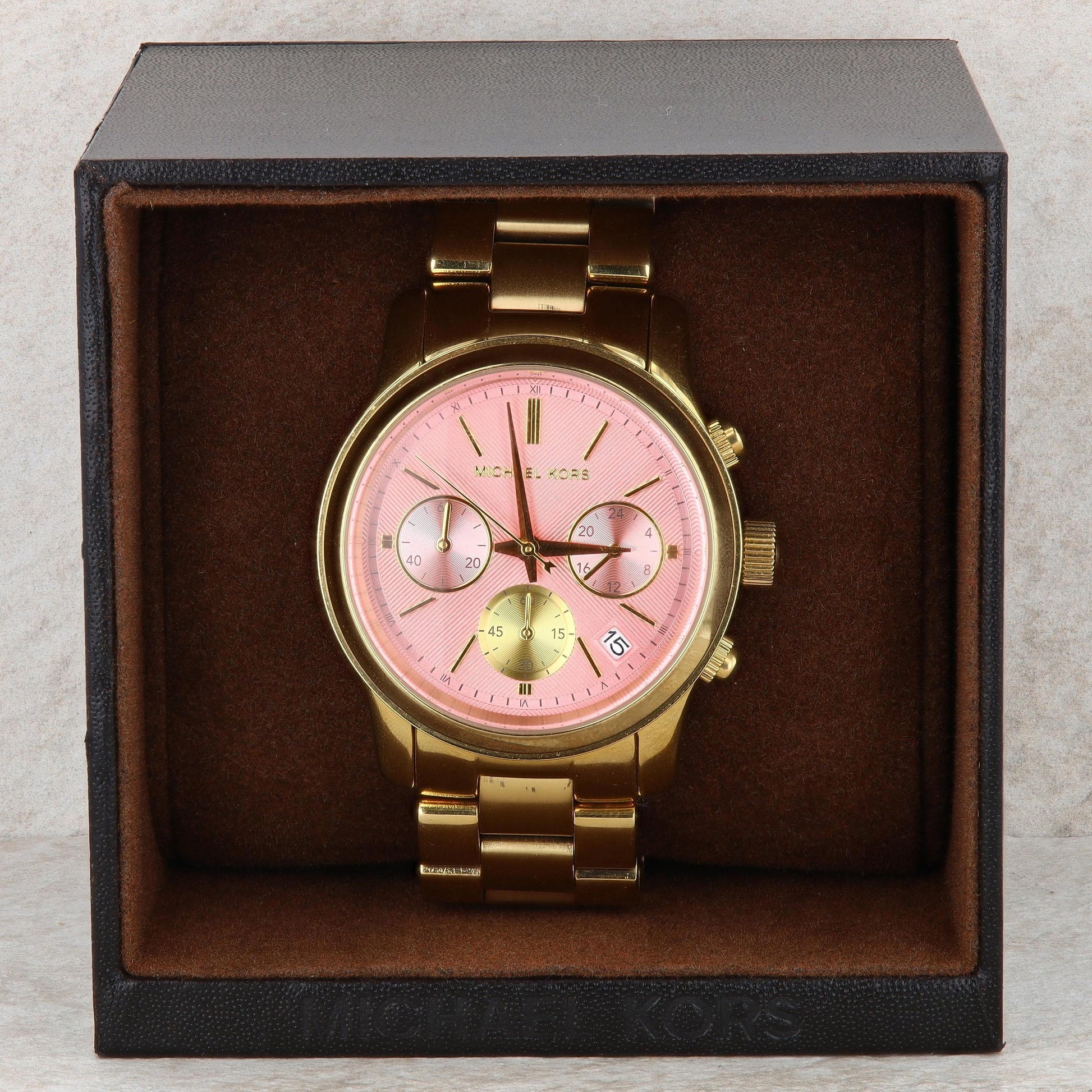 Michael Kors &#39;Runway&#39; Gold-Tone Ladies Watch #MK6161