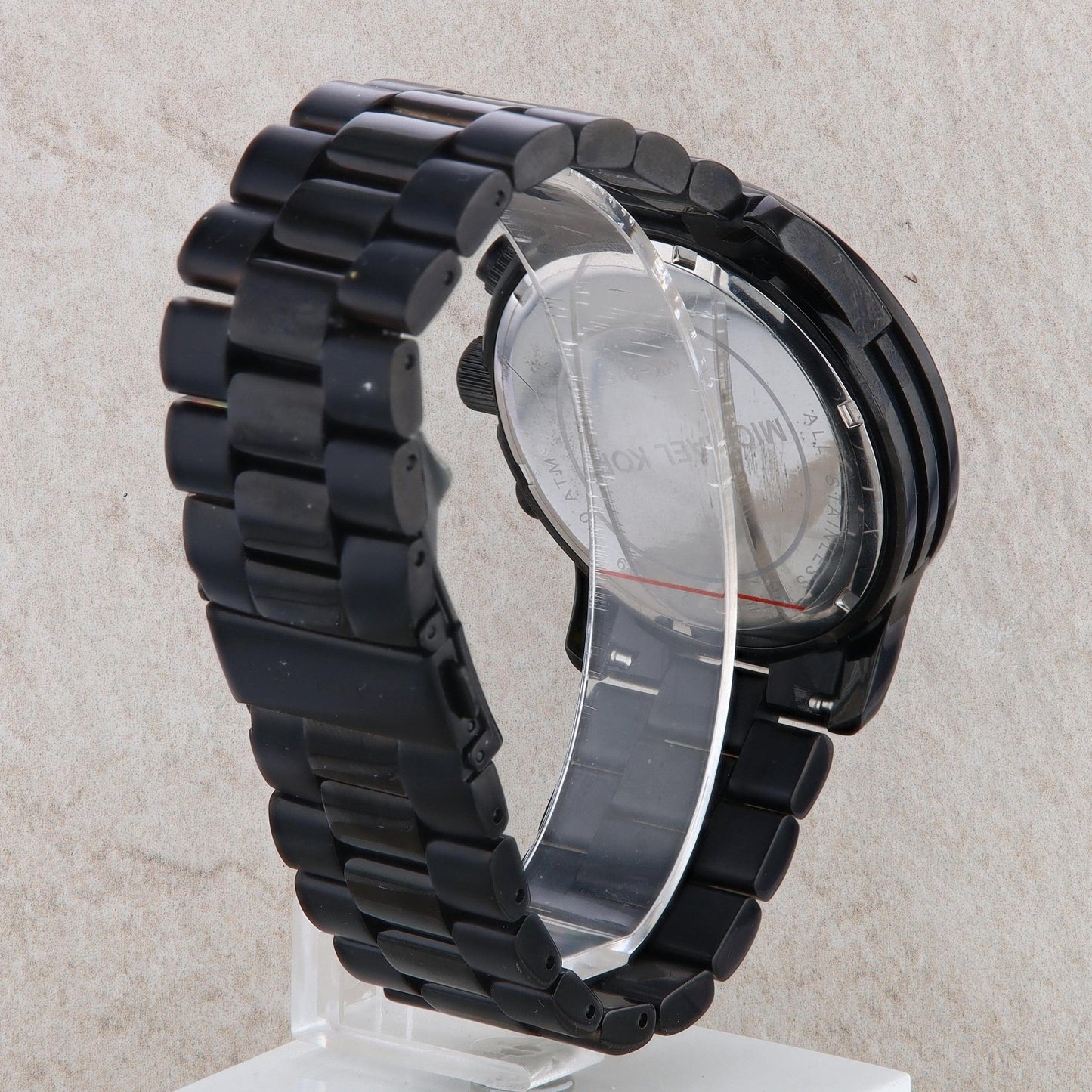 Michael Kors &#39;Runway&#39; Men&#39;s Black Watch #MK8157