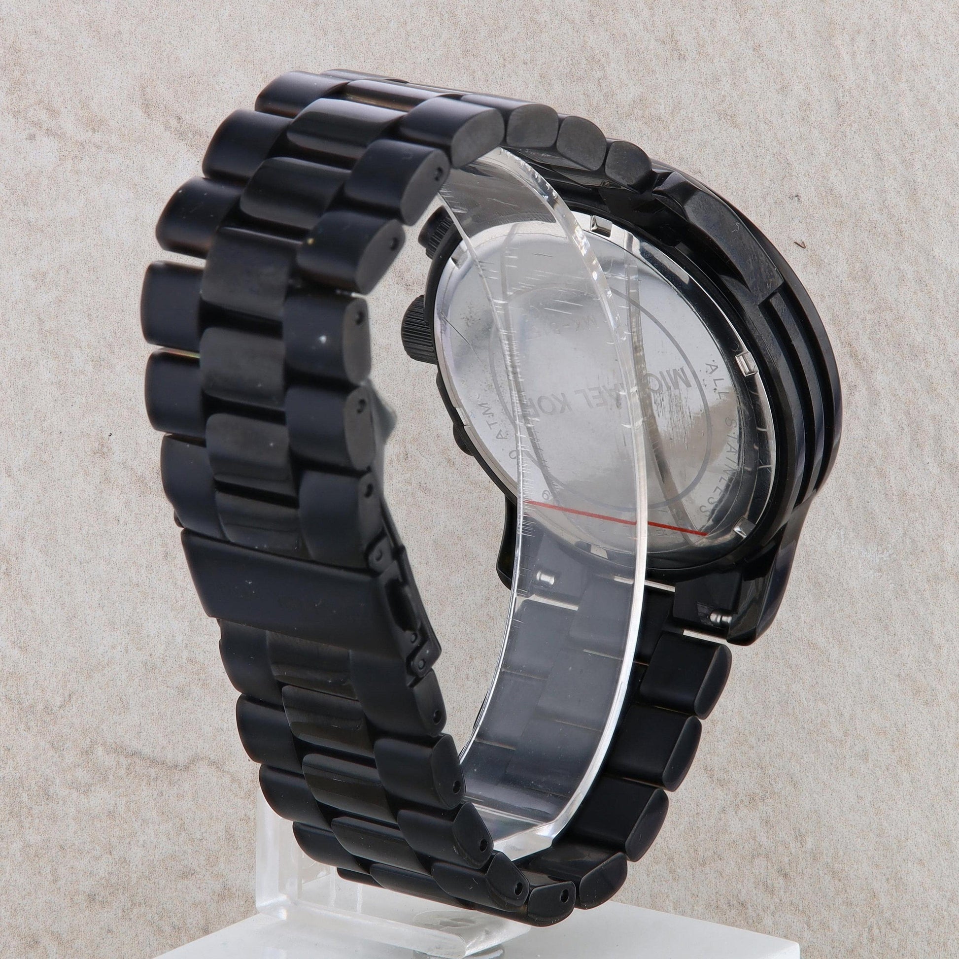 Michael Kors &#39;Runway&#39; Men&#39;s Black Watch #MK8157