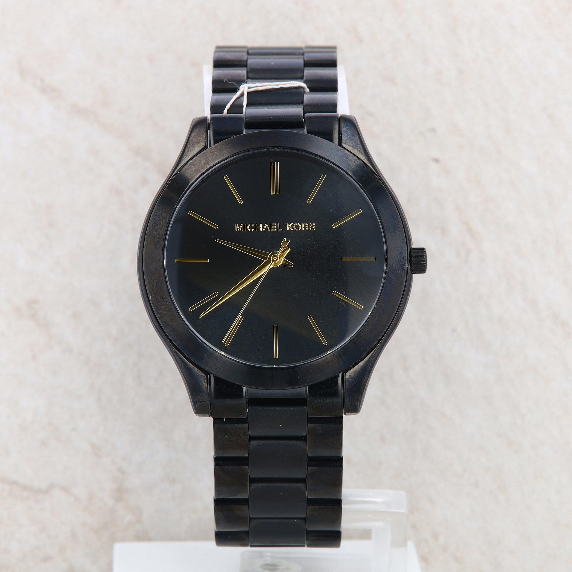Michael Kors "Slim Runway" Black-Tone Ladies Watch #MK3221