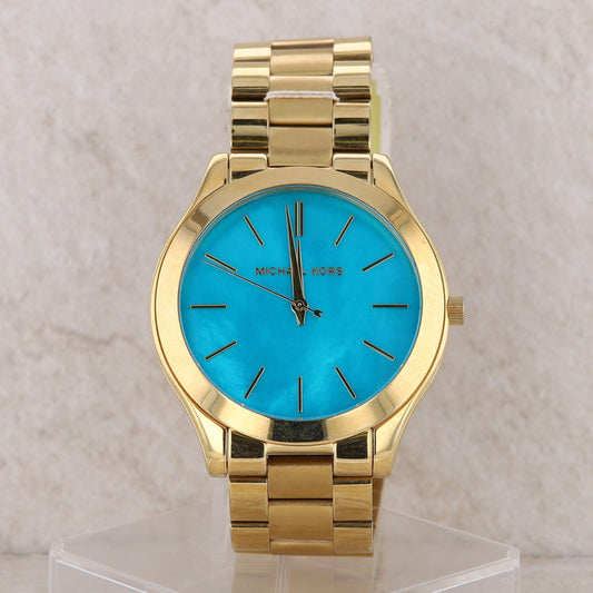 Michael Kors &#39;Slim Runway&#39; Ladies Gold-Tone Watch #MK3492